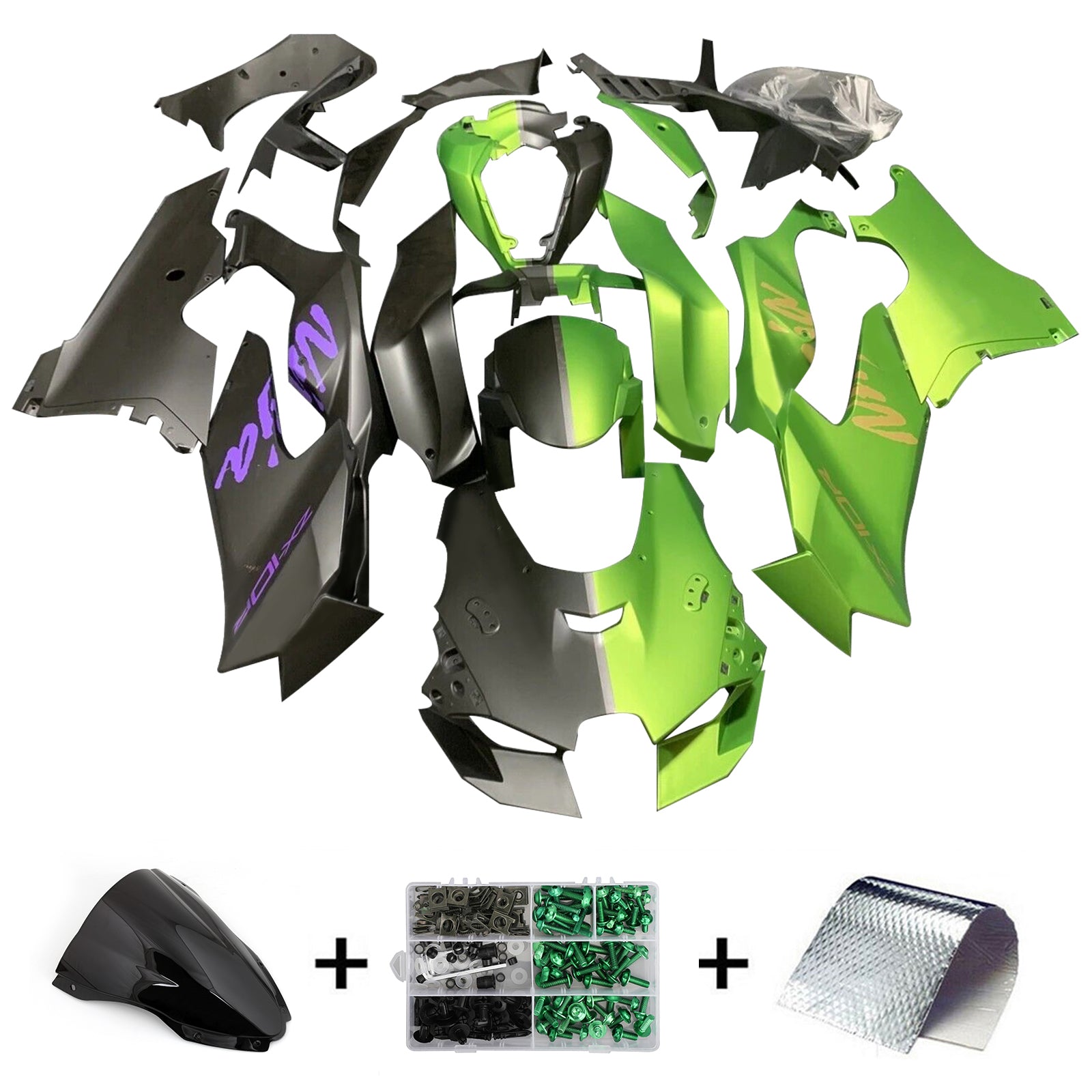 2021-2024 Kawasaki ZX-10R ZX10RR Injection Fairing Kit Bodywork ABS