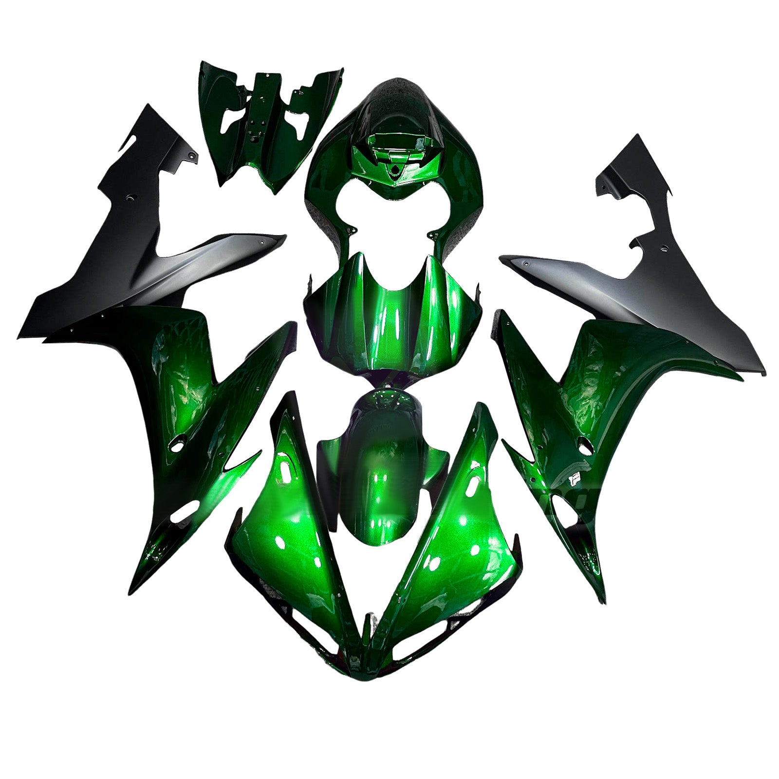 Injectiekuipset carrosserie kunststof ABS voor Yamaha YZFR1 YZF-R1 2004-2006