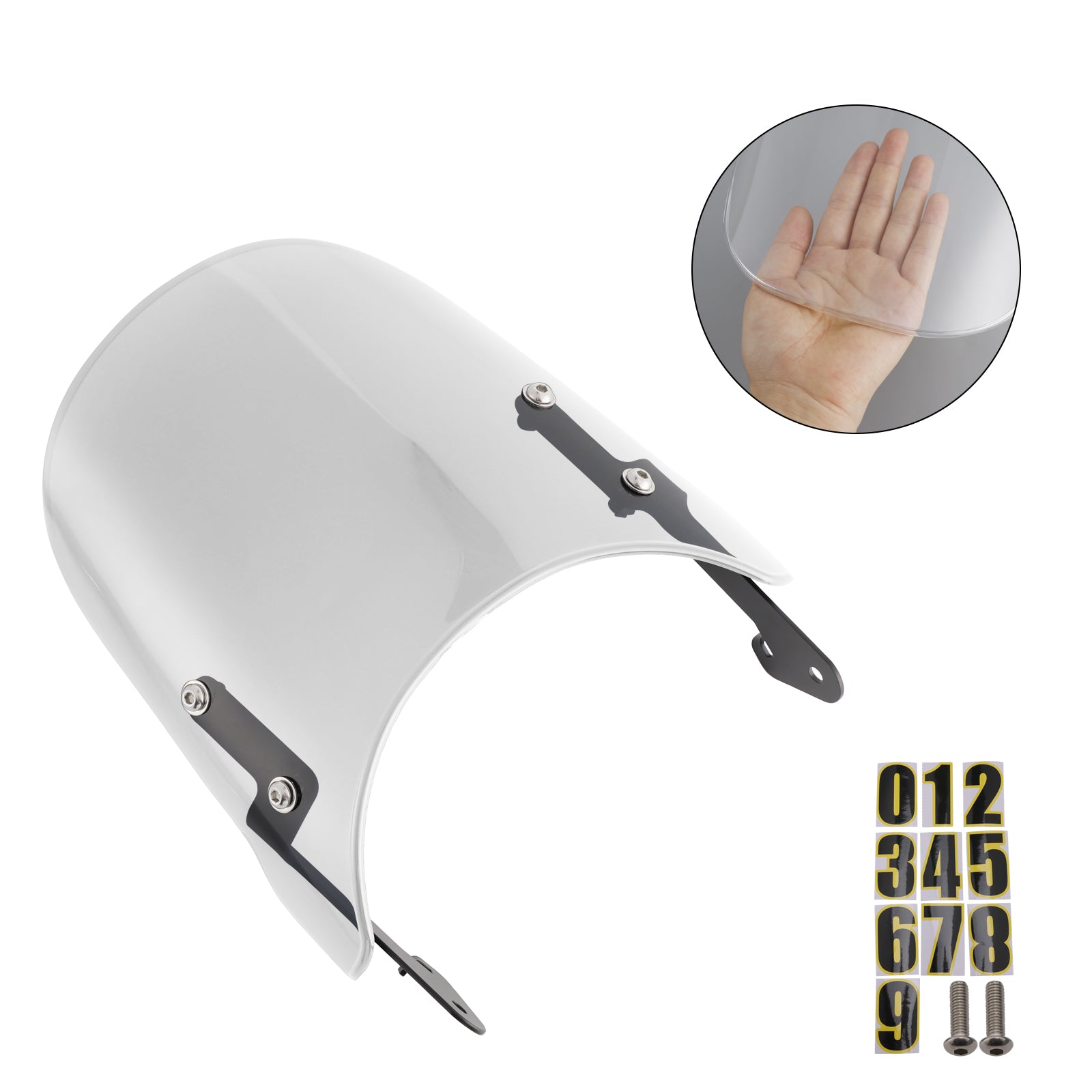 Windshield WindScreen fit for YAMAHA XSR 155 2020-2023 XSR 125 2024-2025