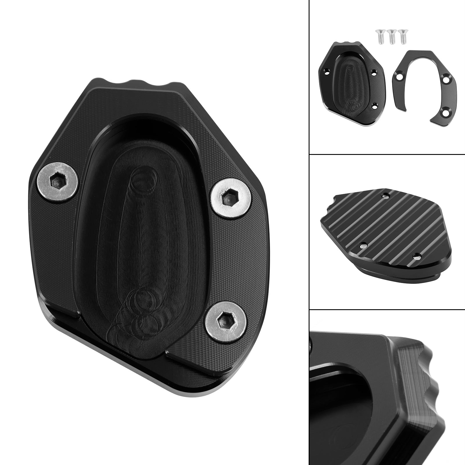 Kickstand Enlarge Plate Pad fit for speed twin 1200 19-21 thruxton 1200/R 16-19