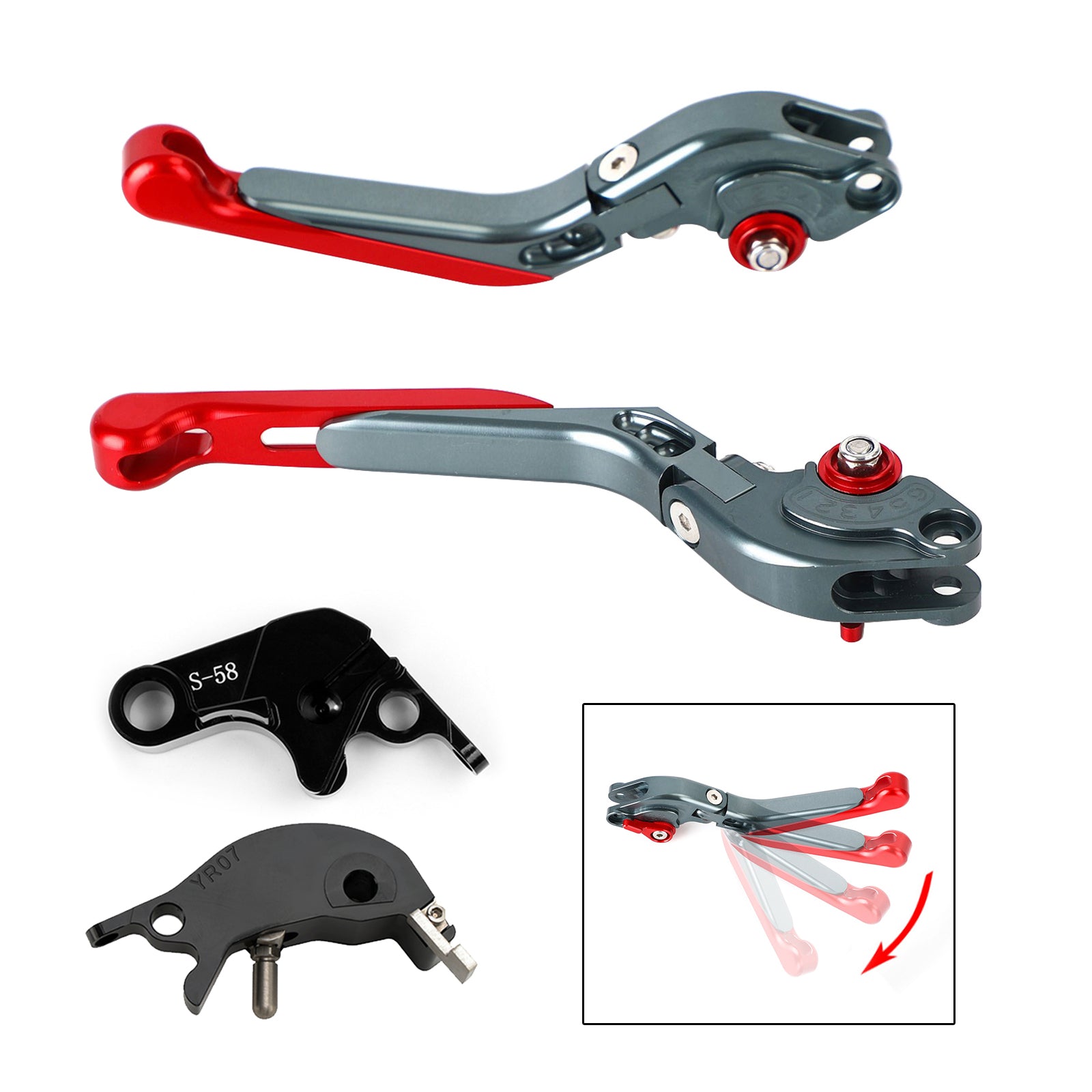 2022-2023 YAMAHA YZF R7 MT-10/SP FZ-10/SP Palanca de freno de embrague ajustable