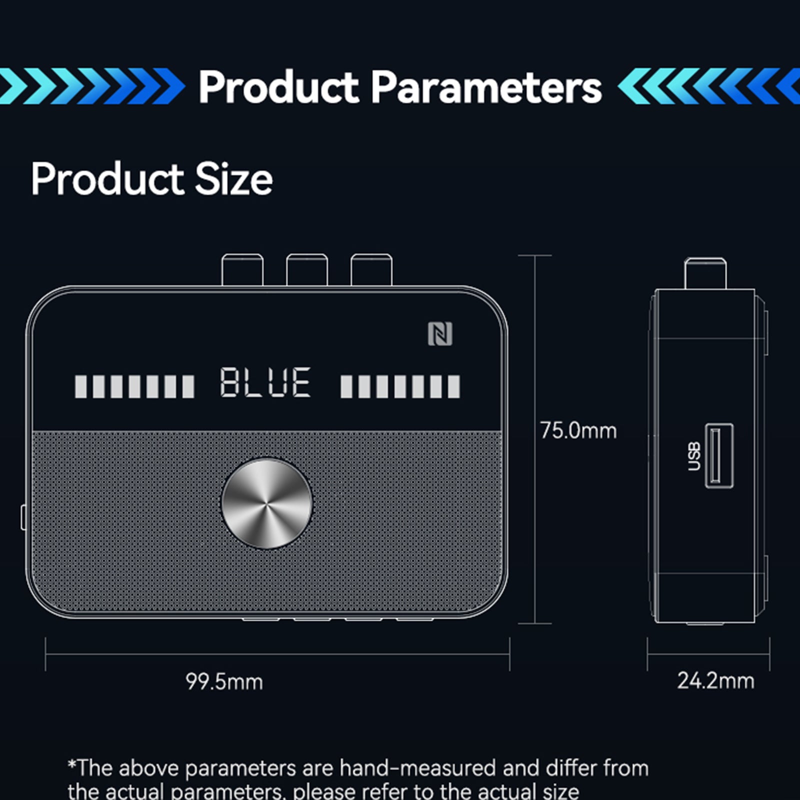 Récepteur Bluetooth 5.3, adaptateur Bluetooth NFC, transmetteur HIFI à Fiber optique coaxiale