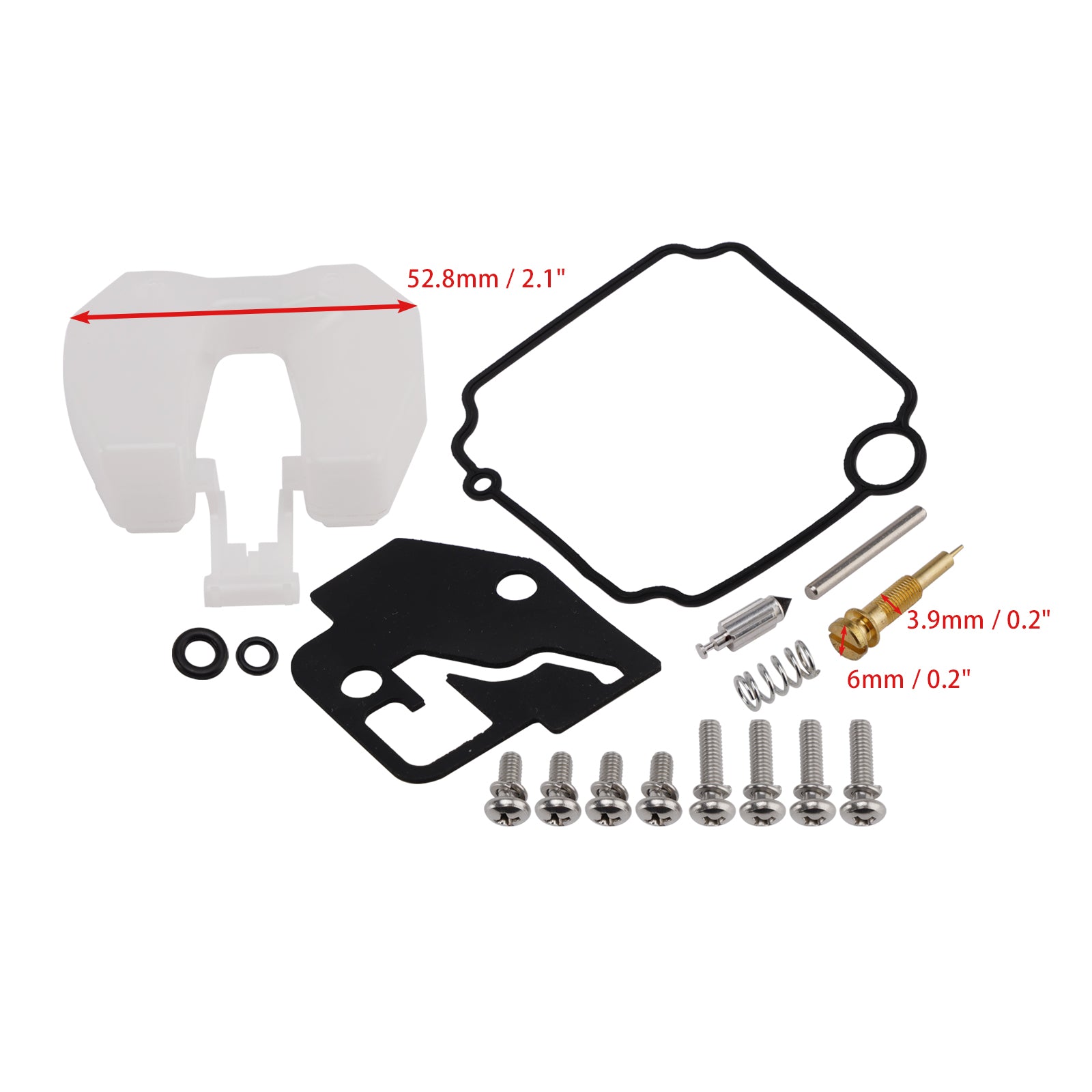 Kit de reconstrucción de carburador para Tohatsu 8hp MFS8 9.8hp MFS9.8 3V1-87122-0