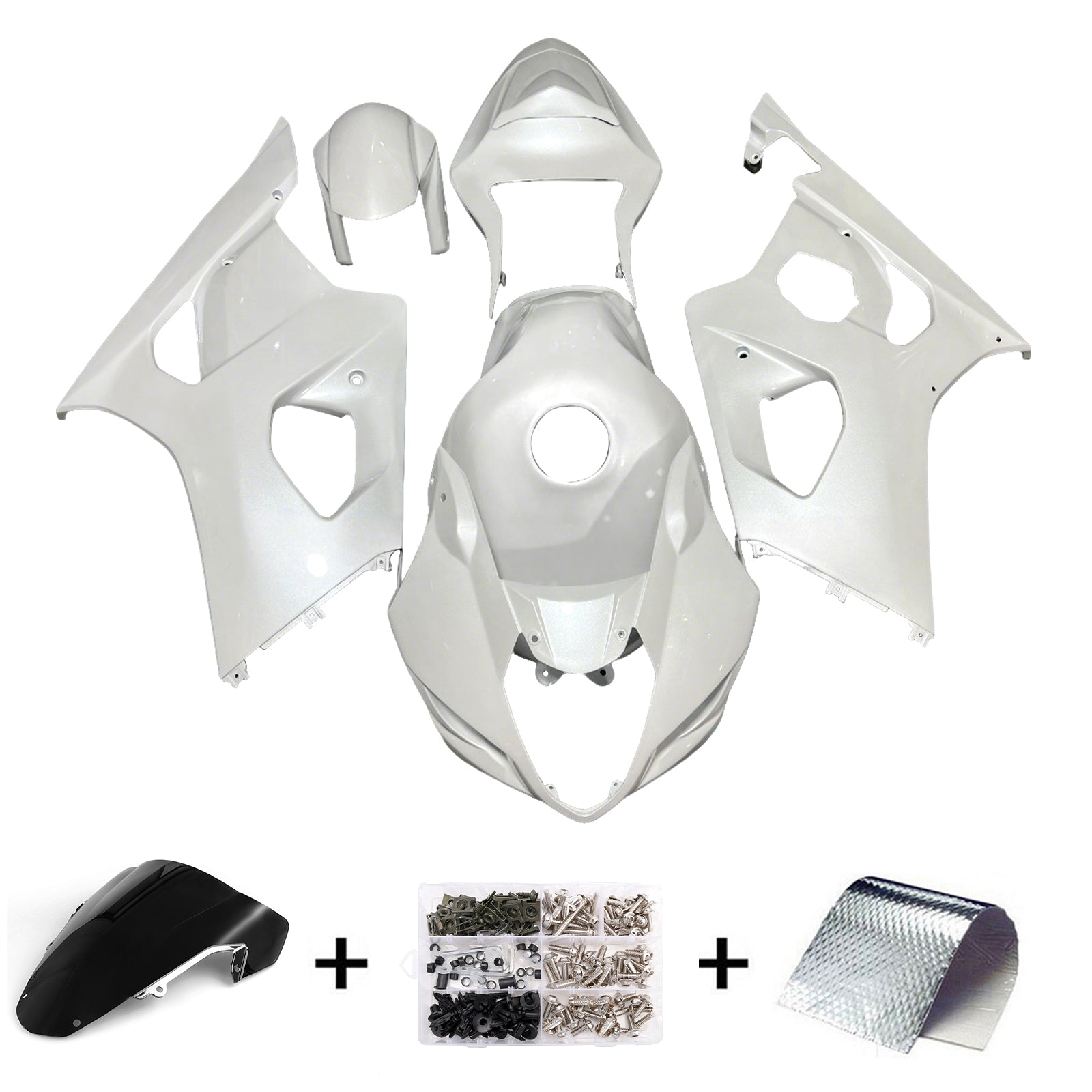 Kit de carenagem de injeção Abs de plástico para Suzuki GSXR1000 2003-2004 K3