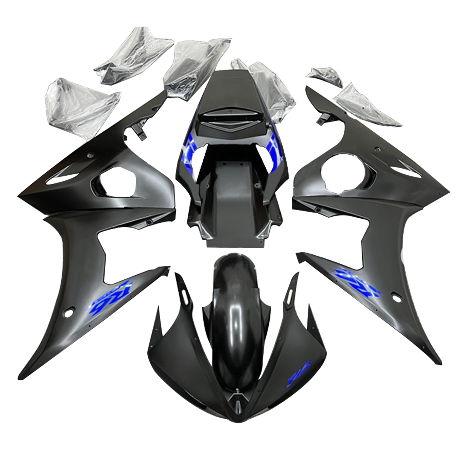 2003-2004 Yamaha YZF 600 R6 2006-2009 R6S Fairing Kit karosseri