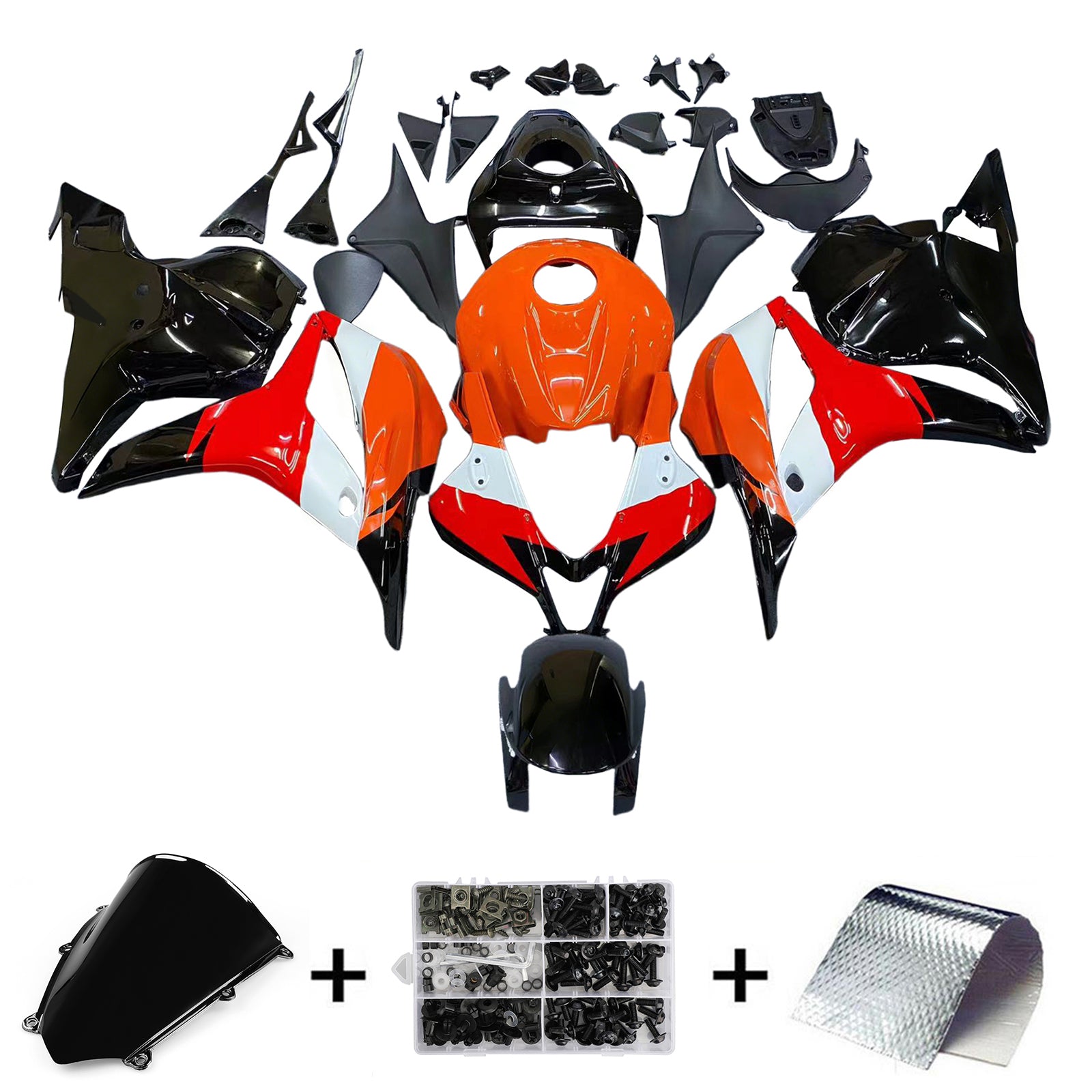 Injection Fairing Kit Bodywork Plastic ABS fit For Honda CBR600RR 2009-2012