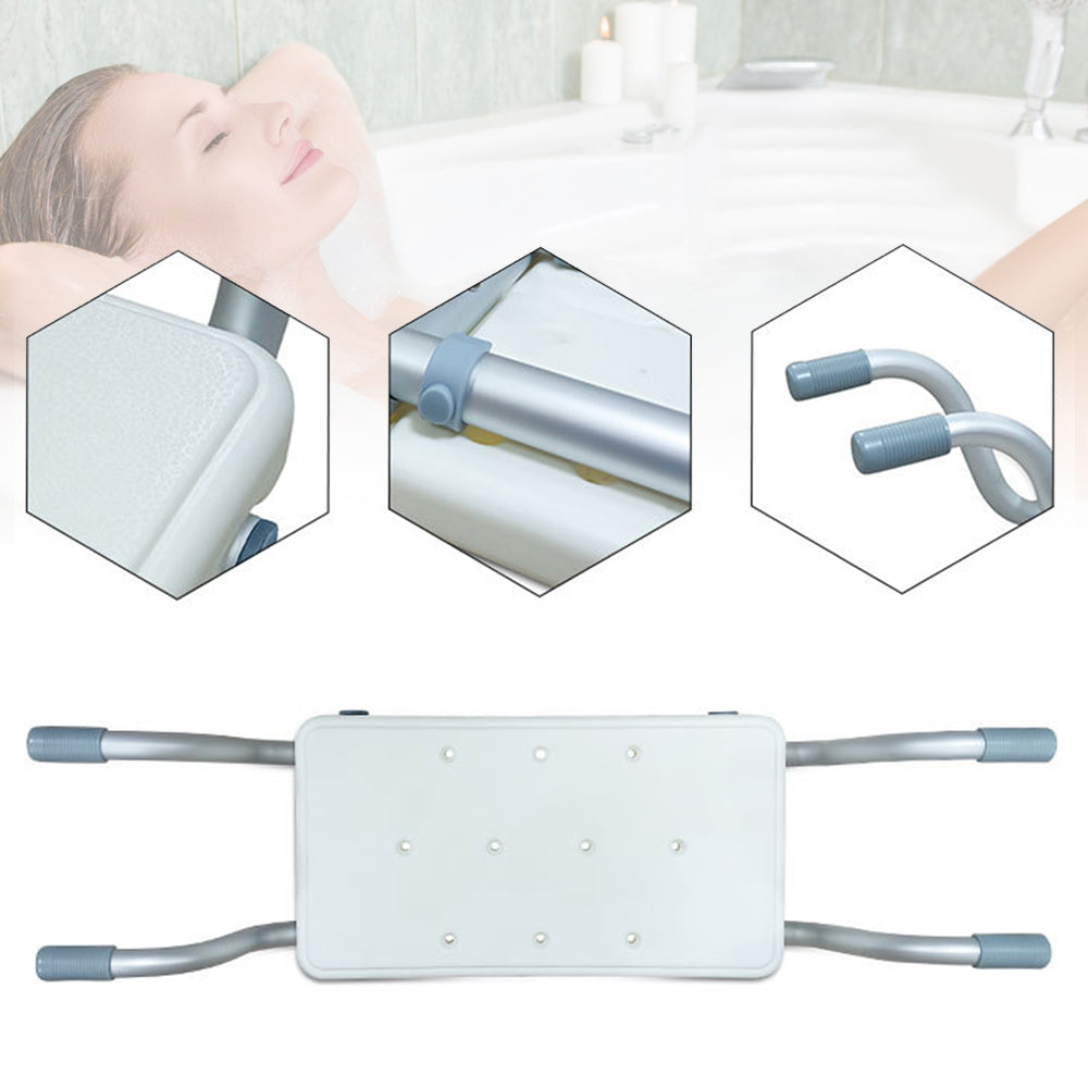 Mobility Aid Aluminium Suspended Bath Seat for Elderly, Disabled, or Injured with Adjustable Width