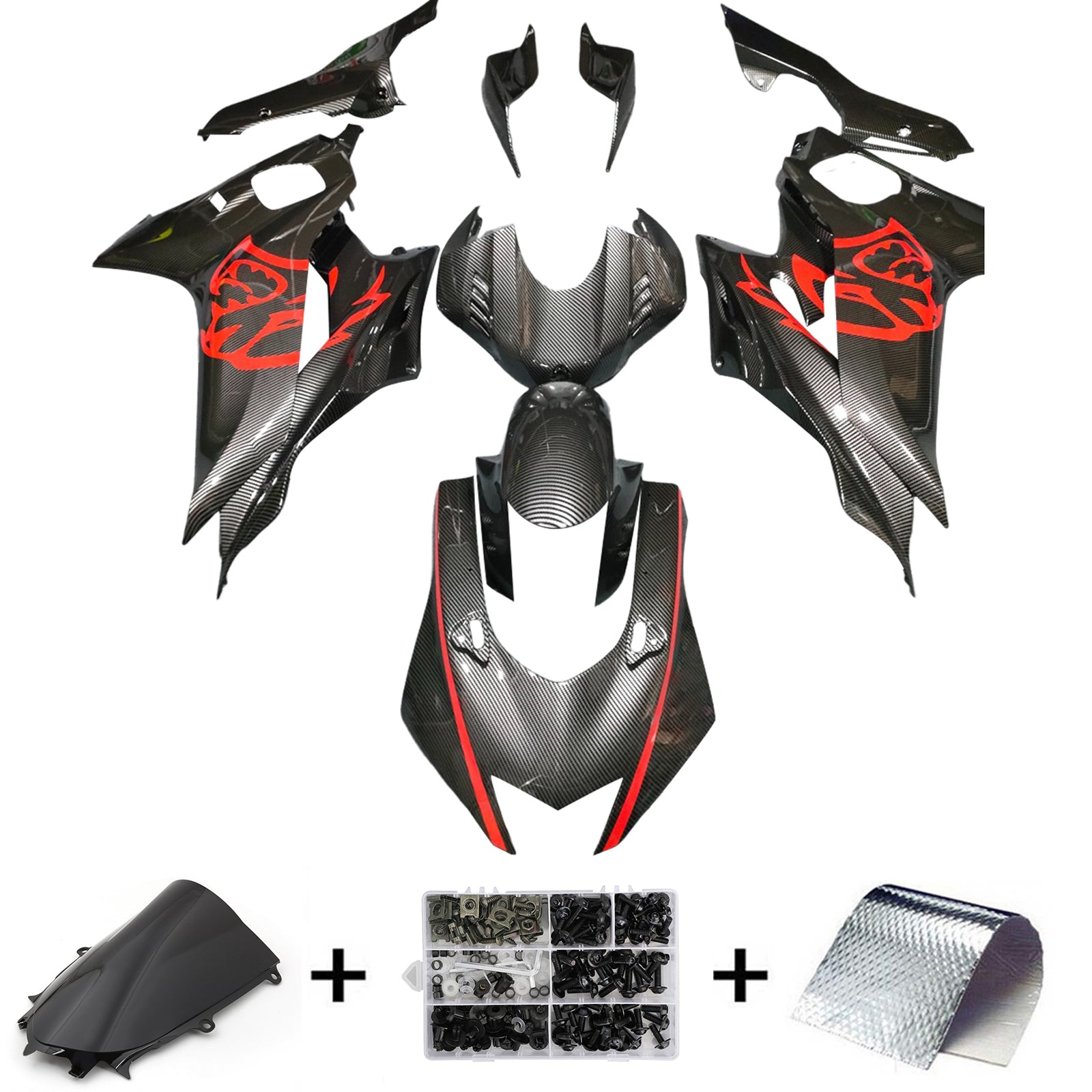 2017-2023 Yamaha YZF-R6 Injection Fairing Kit Bodywork Plastic ABS