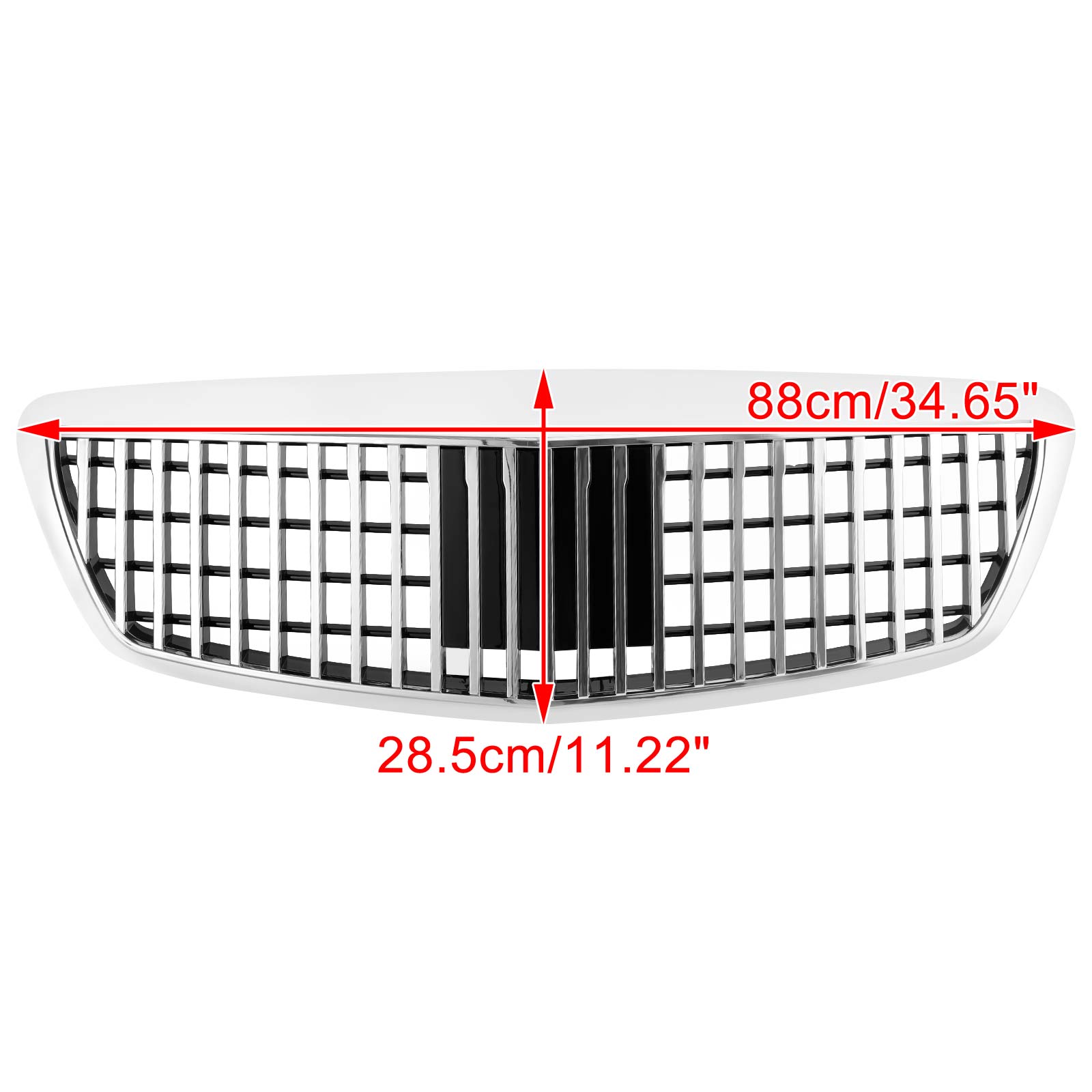 2007-2009 Benz S-Klasse W221 S550 S63 S450 MayBach Stijl Grille Grill Chroom
