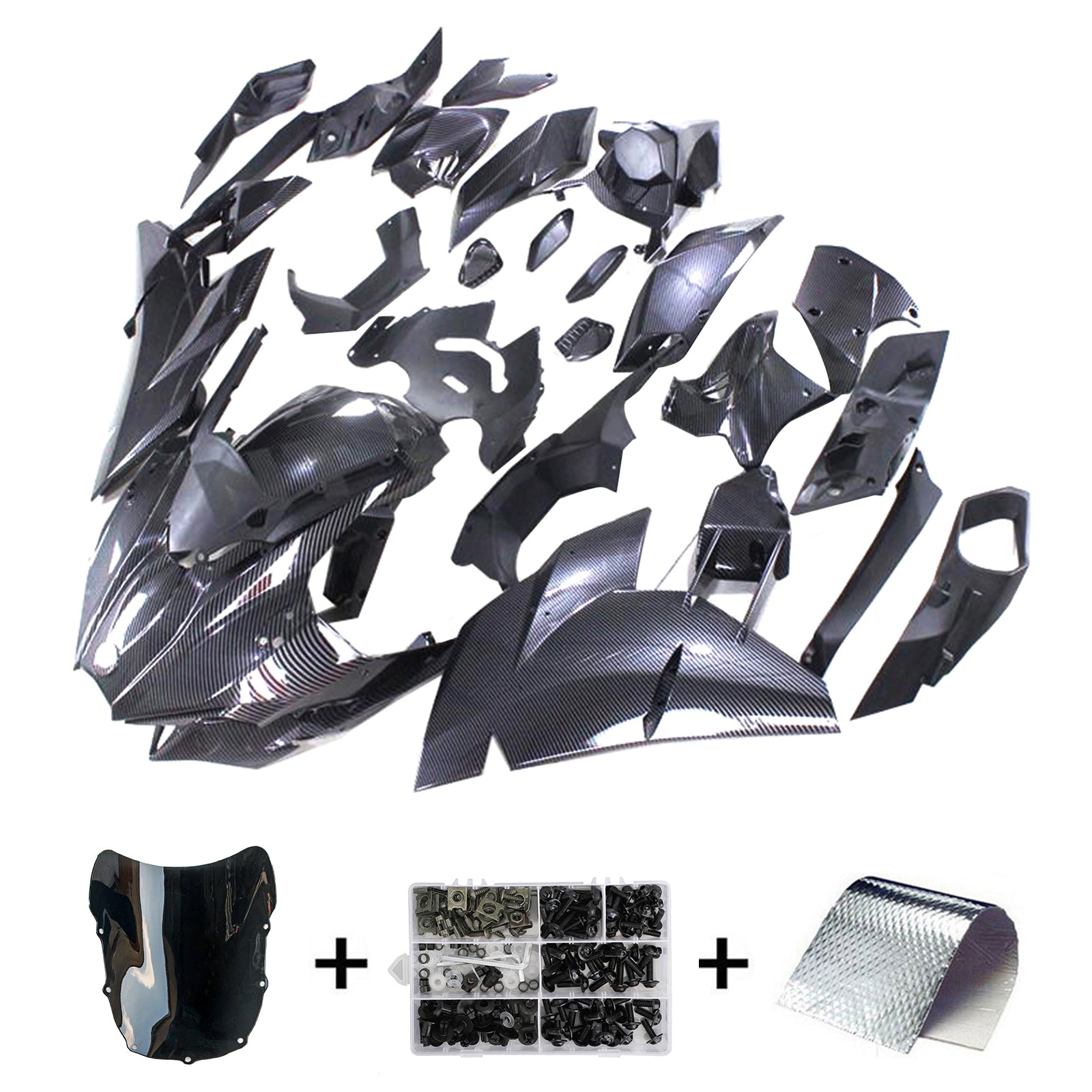 Kit de carénage d'injection Kawasaki Ninja H2 2015-2022 carrosserie ABS