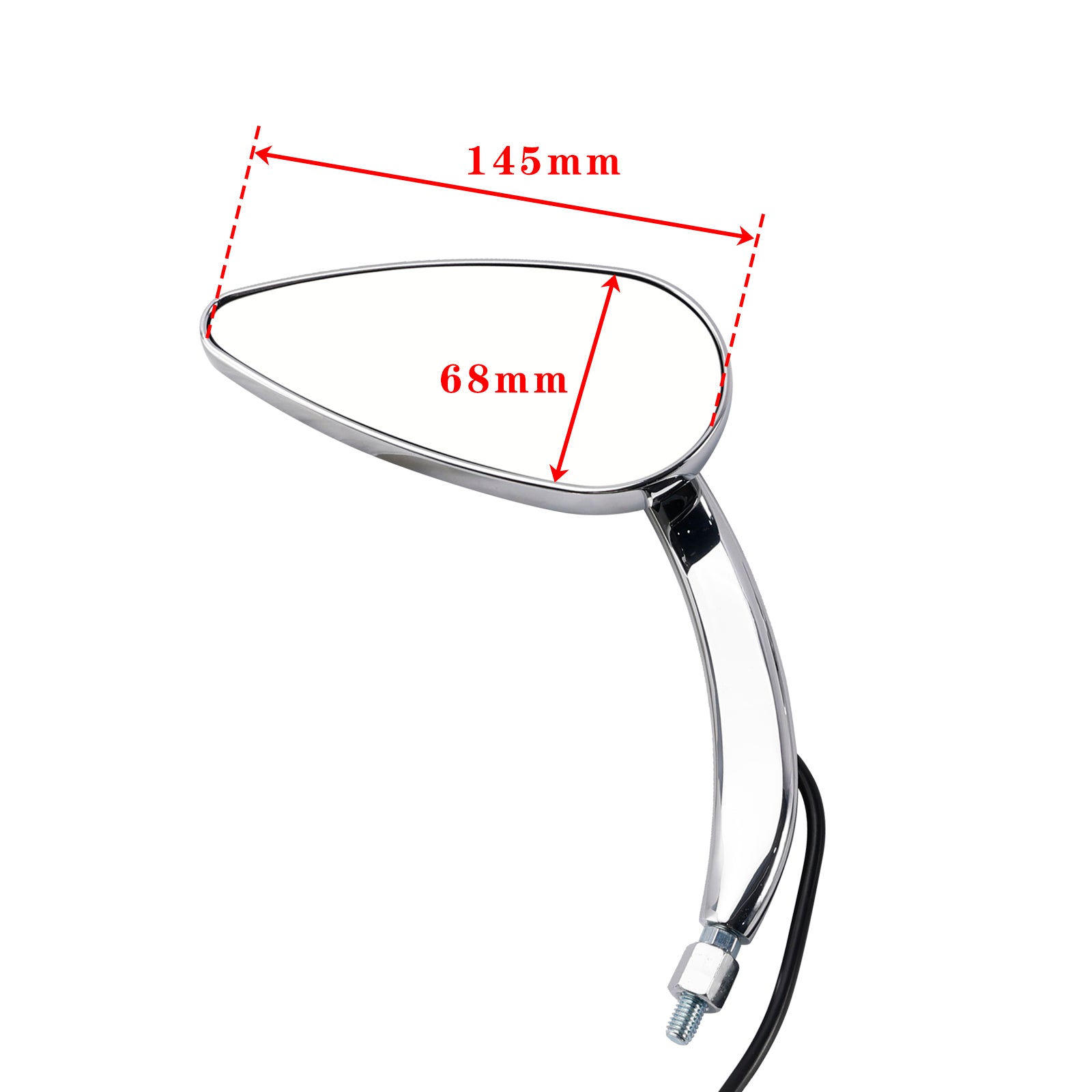 Espejos intermitentes LED personalizados cromados Electra Street Road Glide 1990-2021