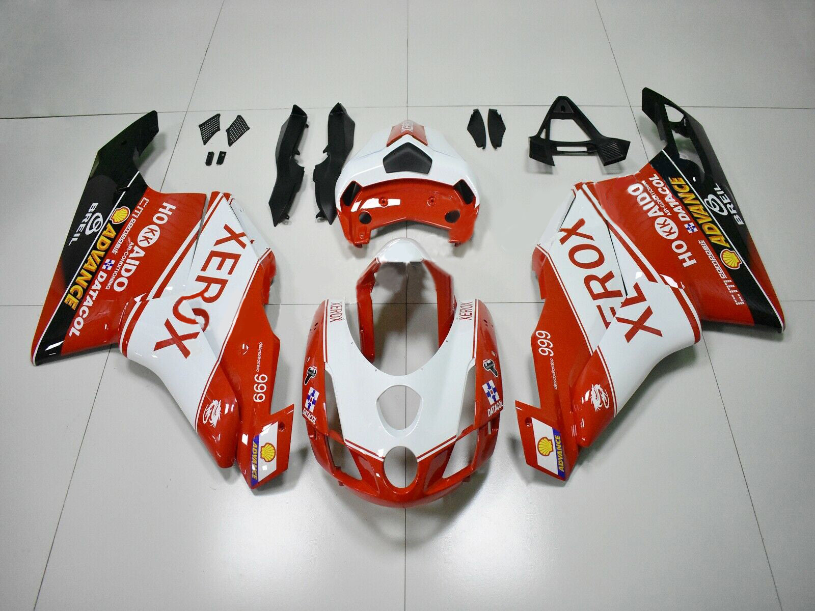 2003-2004 Ducati 999 749 Kit Carénage Carrosserie ABS Générique