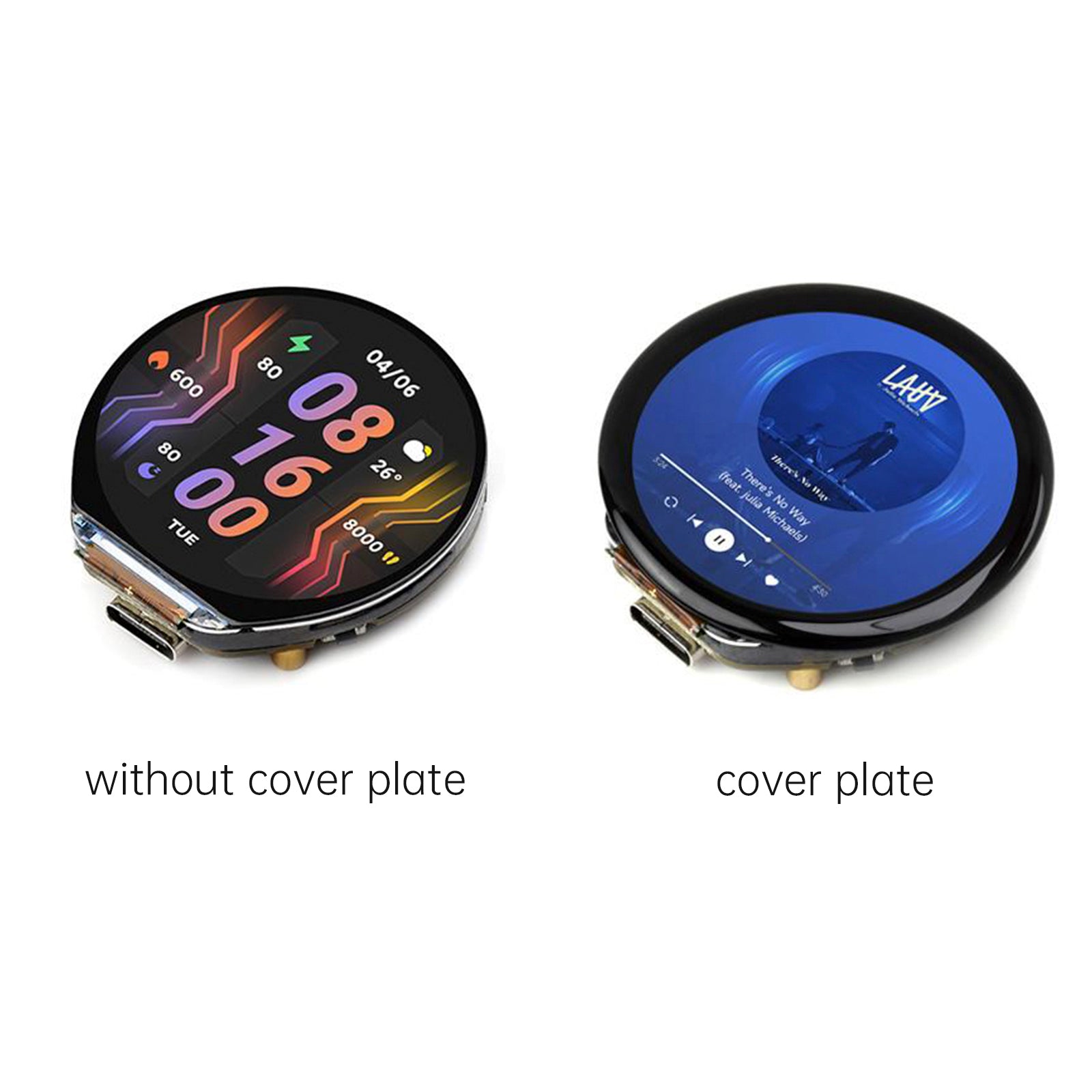 ESP32-S3 1,46-inch circulair touchscreen-ontwikkelbord ondersteunt AI Xiaozhi