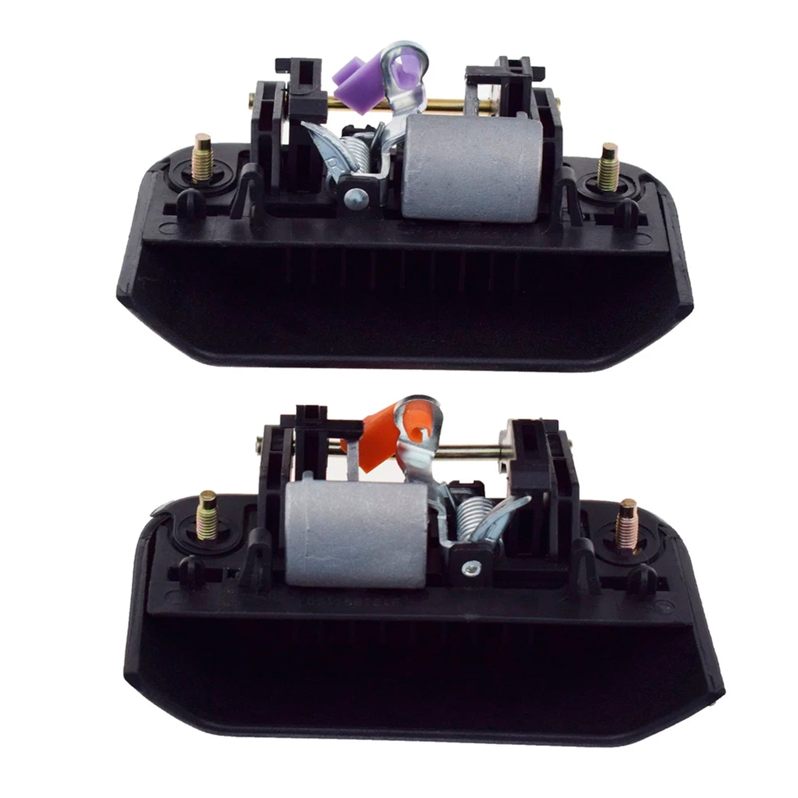 1Pair Car Rear Door Exterior Handle Black For Jeep Compass 2007-2016