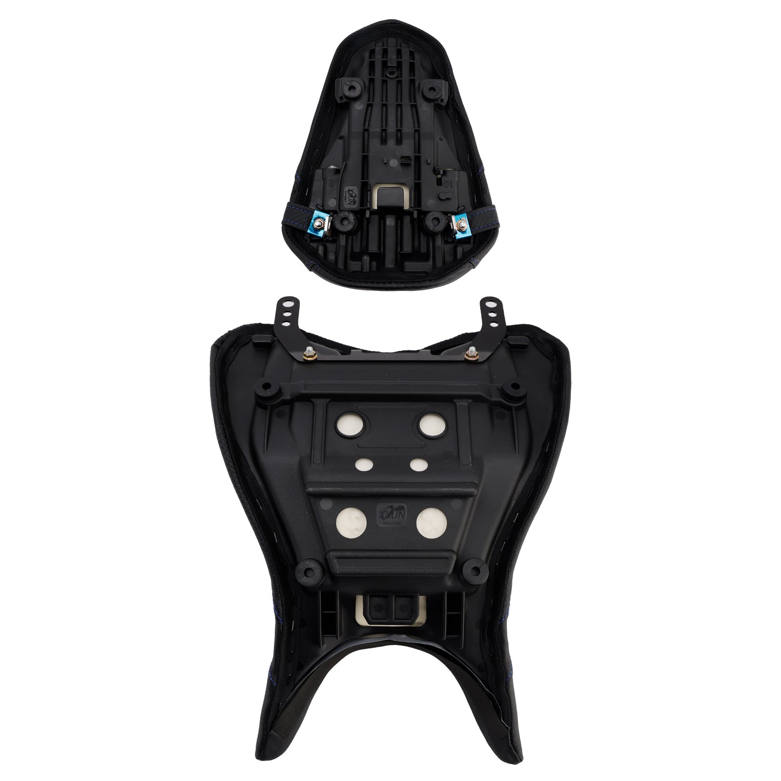 Front&Rear Raider Passenger Cushion Kit Blue For Yamaha Yzf-R3 25- Mt-03 25-