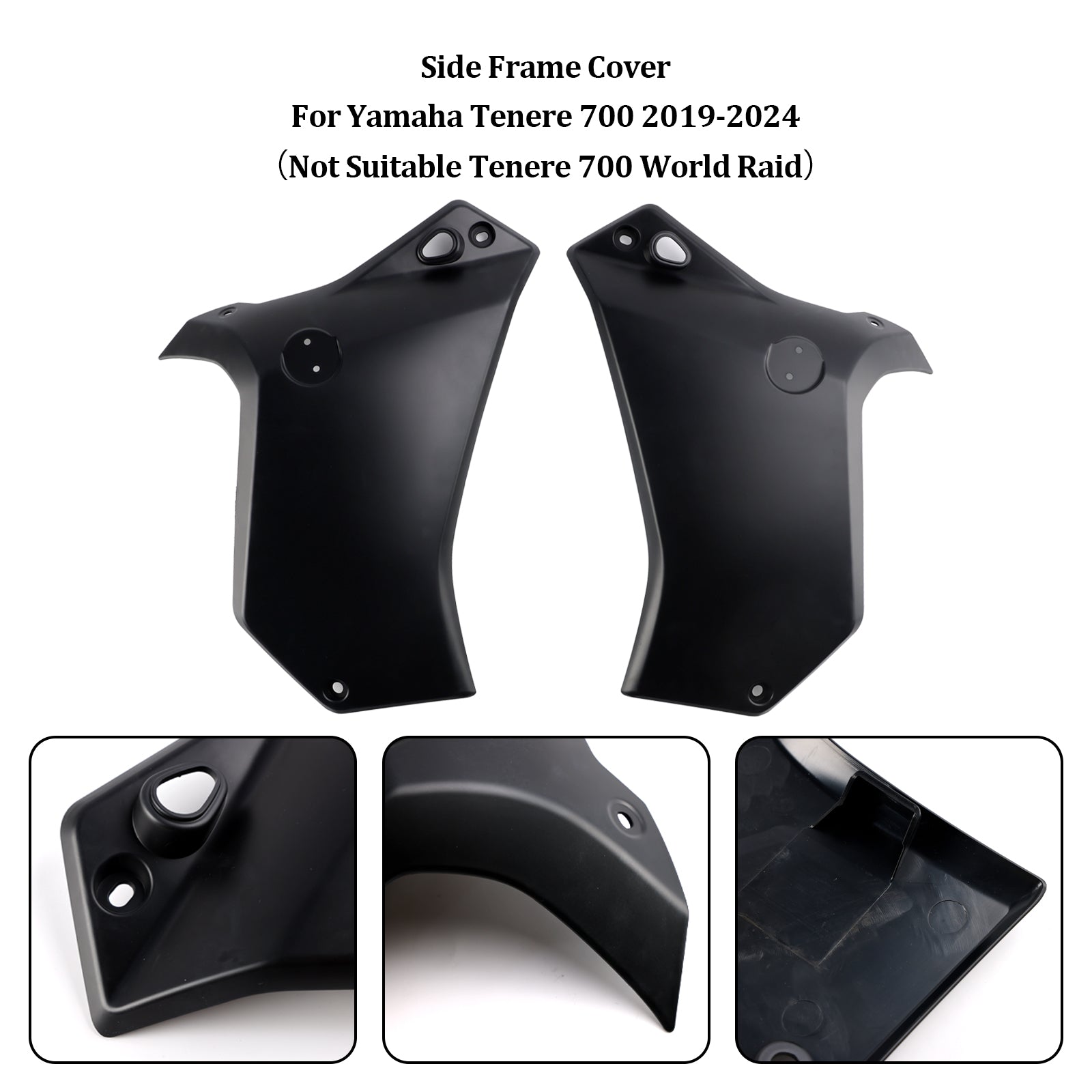 2019-2024 YAMAHA TENERE 700 SIDA RAMPANE PANEL SKOTSER Täckning