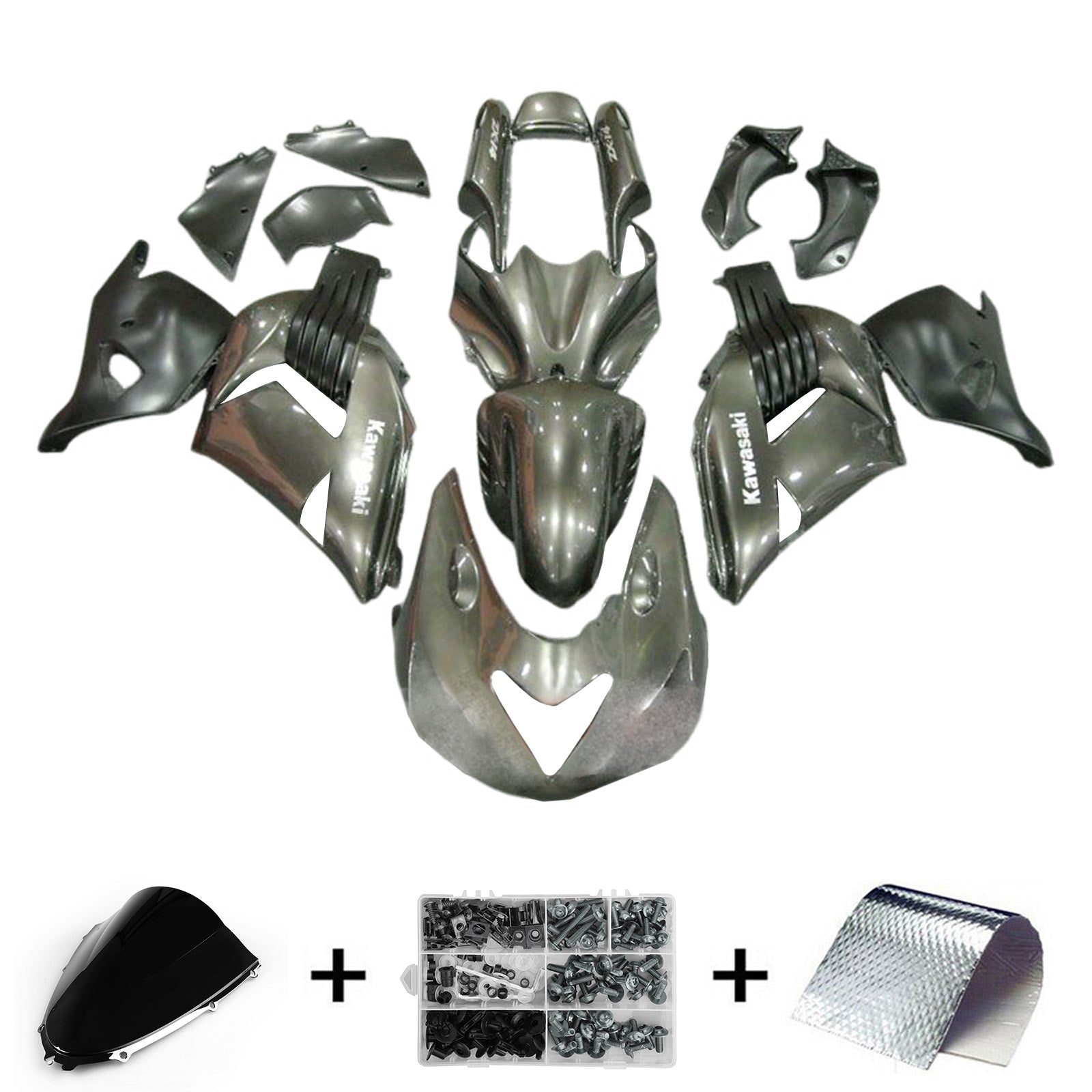 2006-2011 Kawasaki ZX14R ZZR1400 Injection Fairing Kit Bodywork