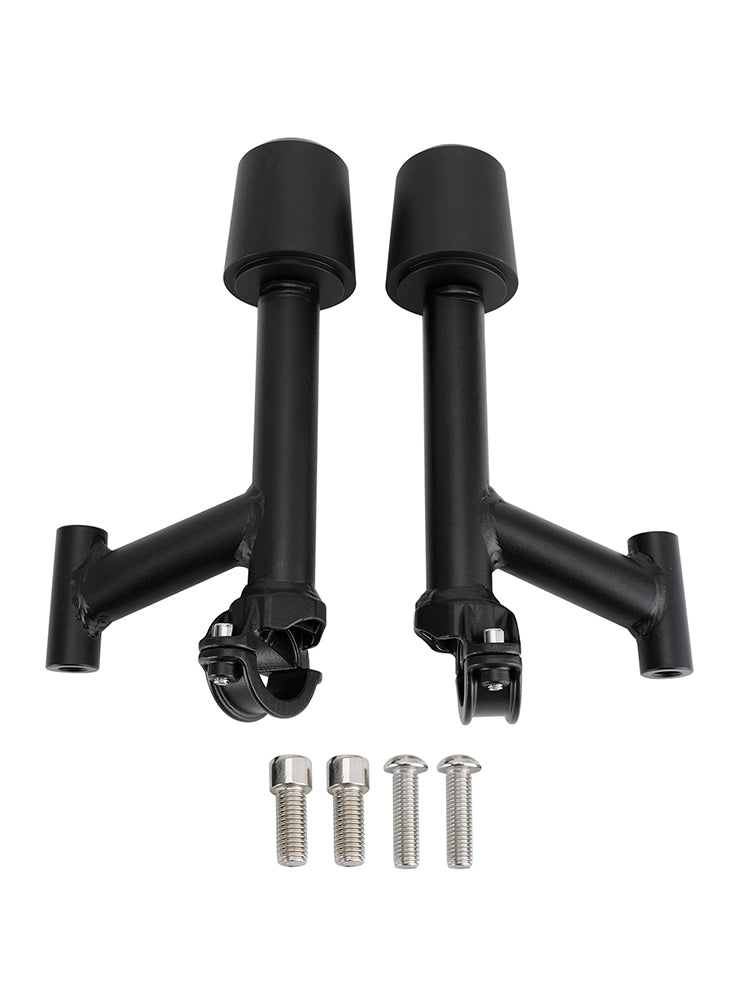 Cnc Anti-Crash Frame Sliders Protector Black Fit For Rc390 Rc 390 2022-2023