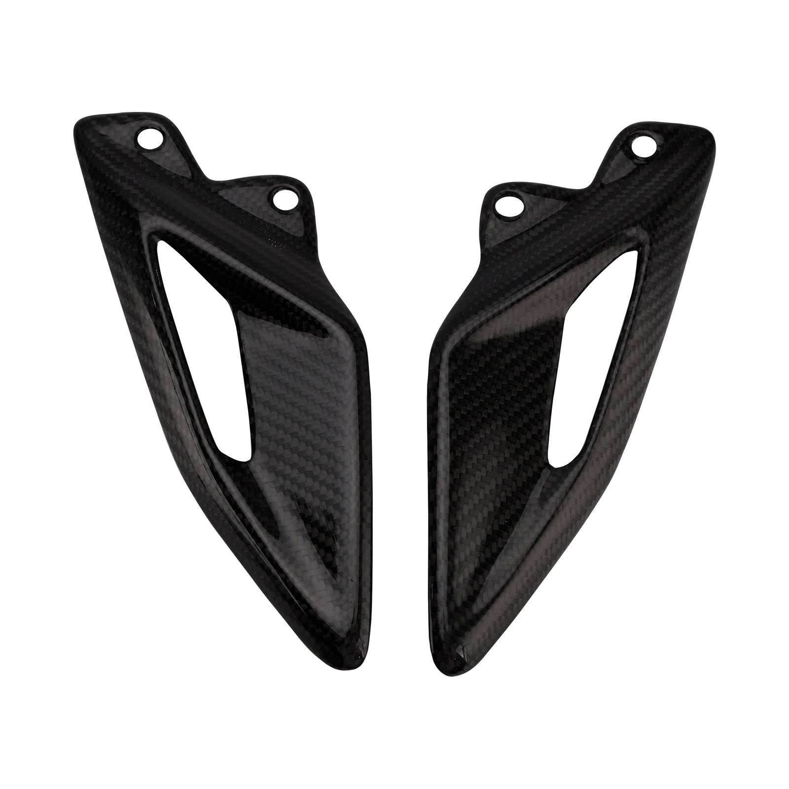 Panneau de Protection des pieds en Fiber de carbone véritable, pour Street Triple 765 RS 2016 – 2022