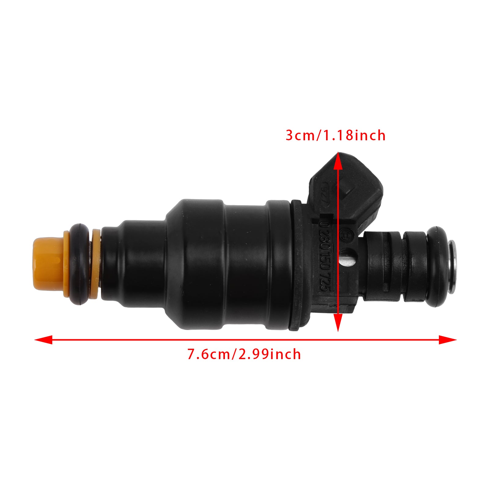 1Pcs Fuel Injector For Opel Ascona Kadett Vauxhall Peugeot Volvo 0280150725