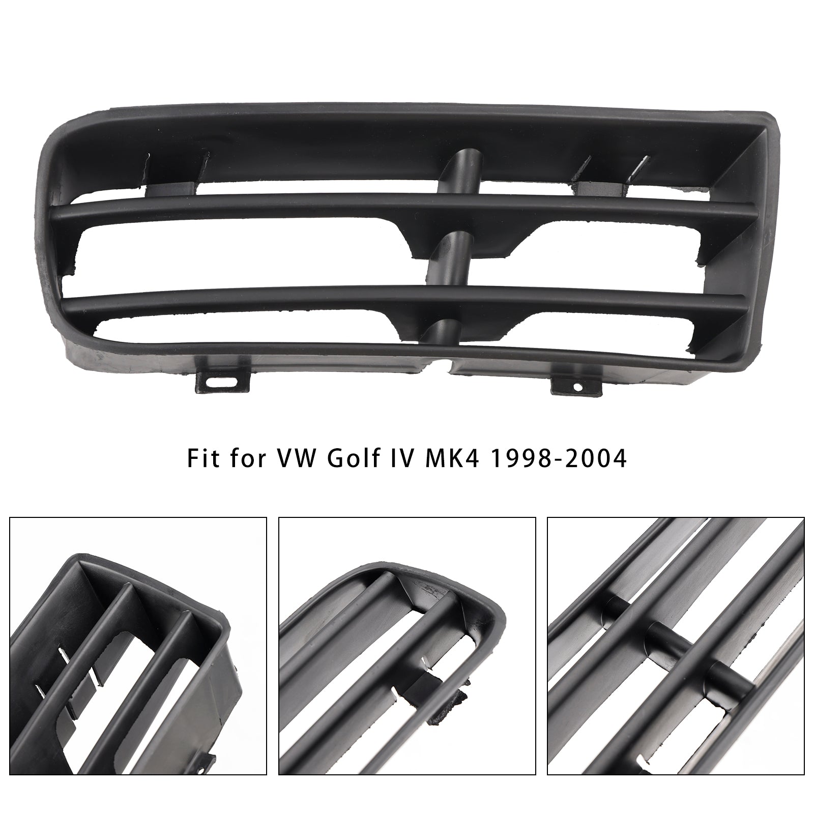 1998-2004 VW Golf IV MK4 Front Right Side Bumper Grille Fog Light Grill 1J0853666E 1J0853666G