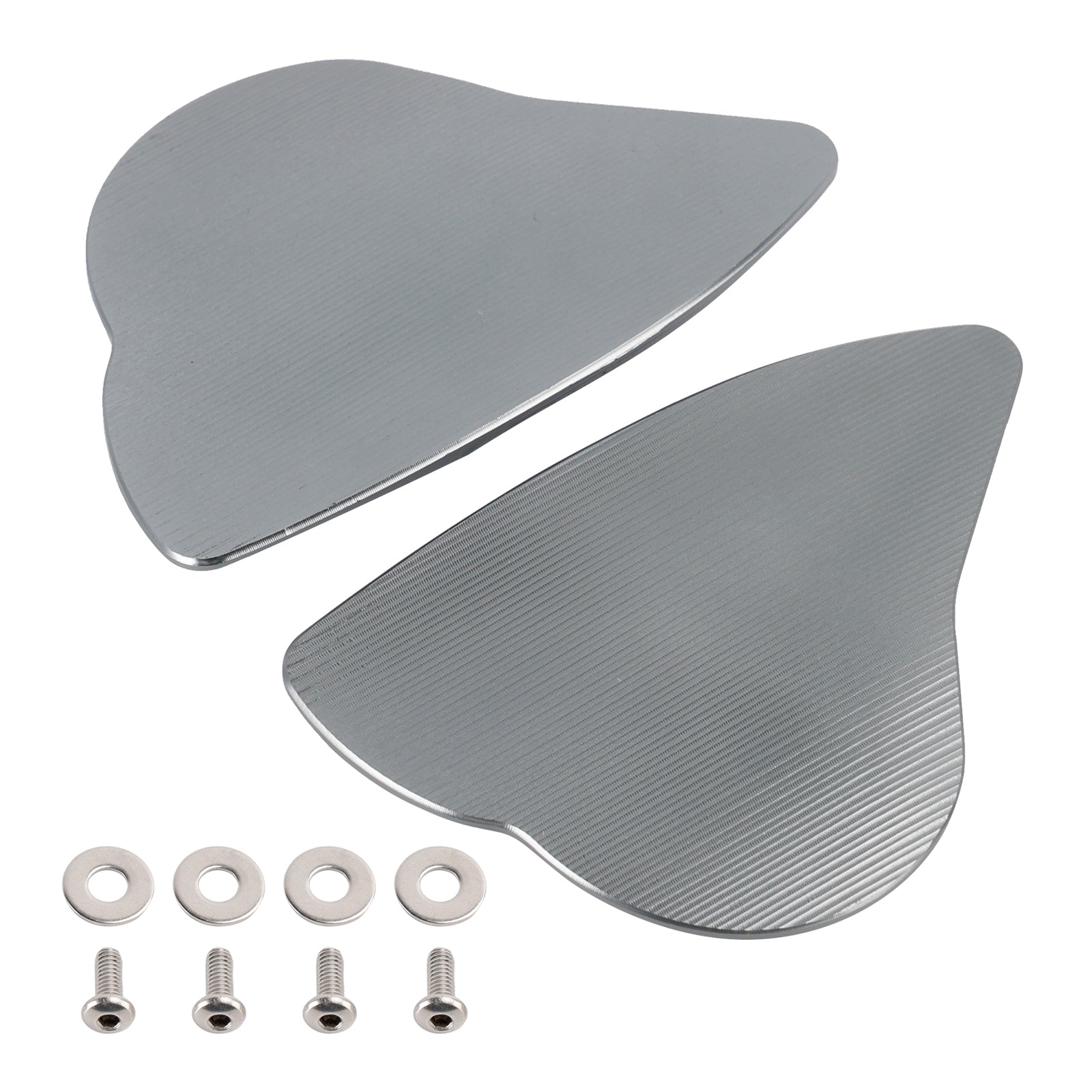 Kit de tapas de orificios para eliminadores de espejos compatibles con placas de bloqueo de espejos Yamaha YZF-R6 (2017-2023)/YZF-R7 (2022).