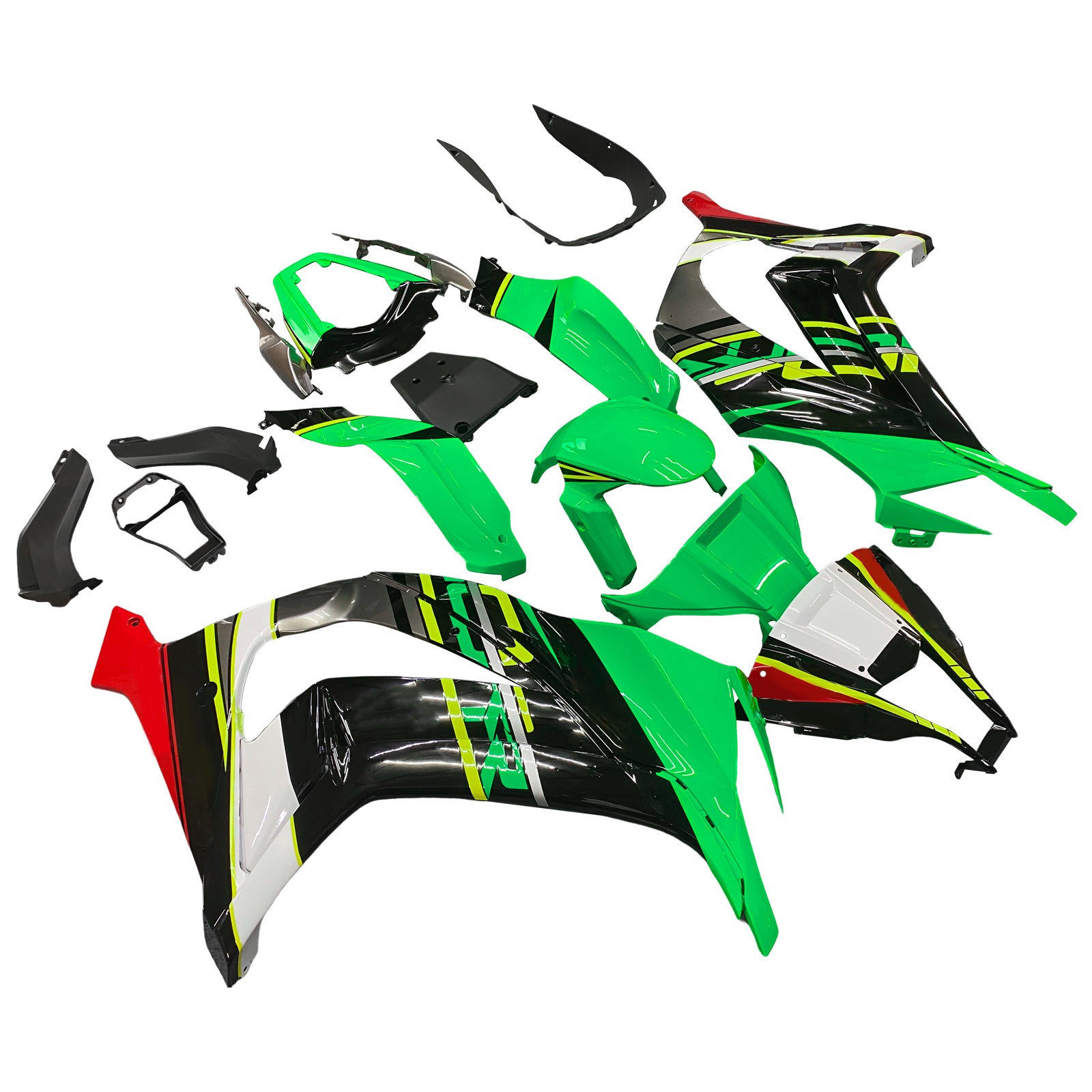 Injection Fairing Kit Bodywork Plastic ABS fit For Kawasaki ZX10R 2011-2015