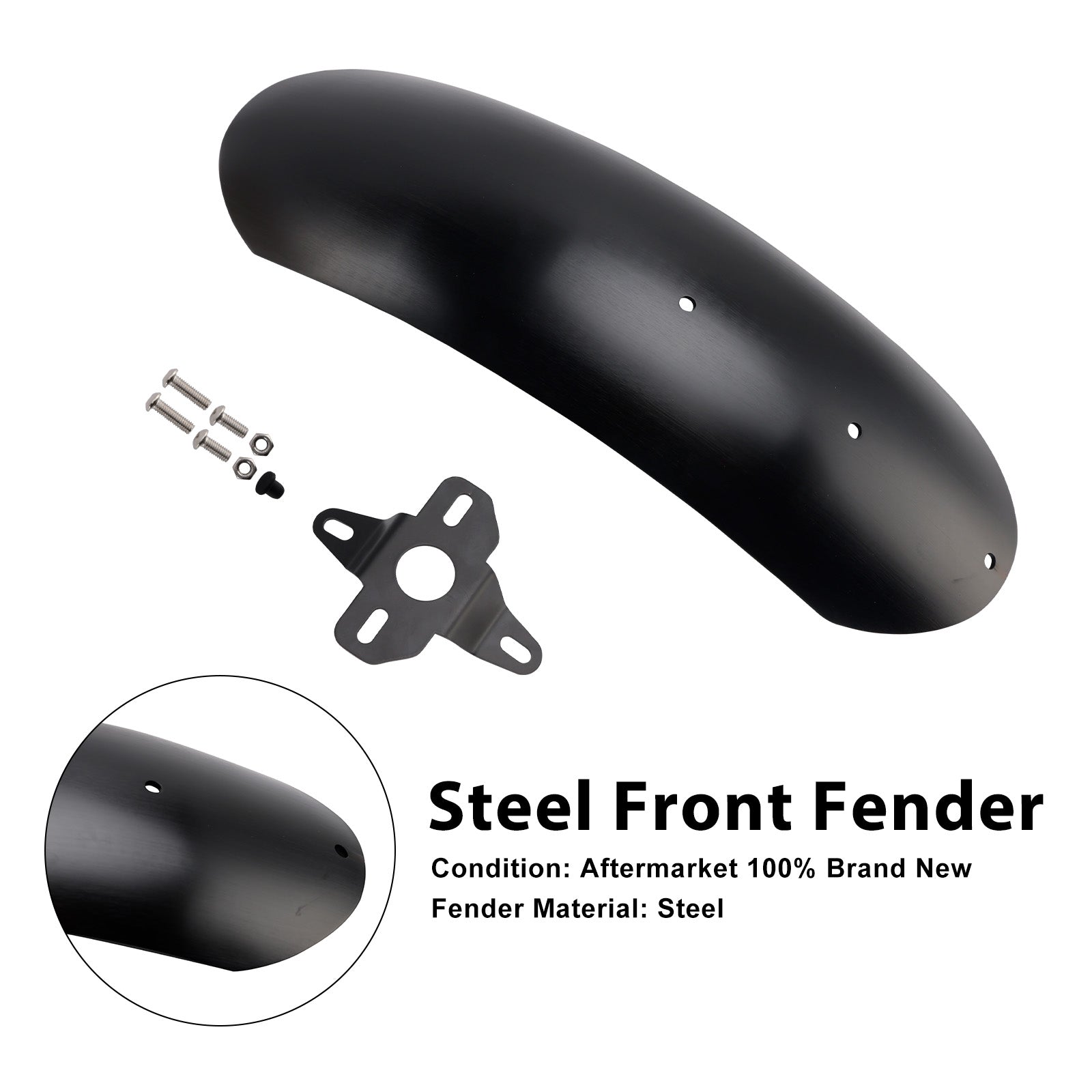 2017-2025 For MOTO GUZZI V7 Milano/Carbon/Rough Steel Front Fender Mudguard