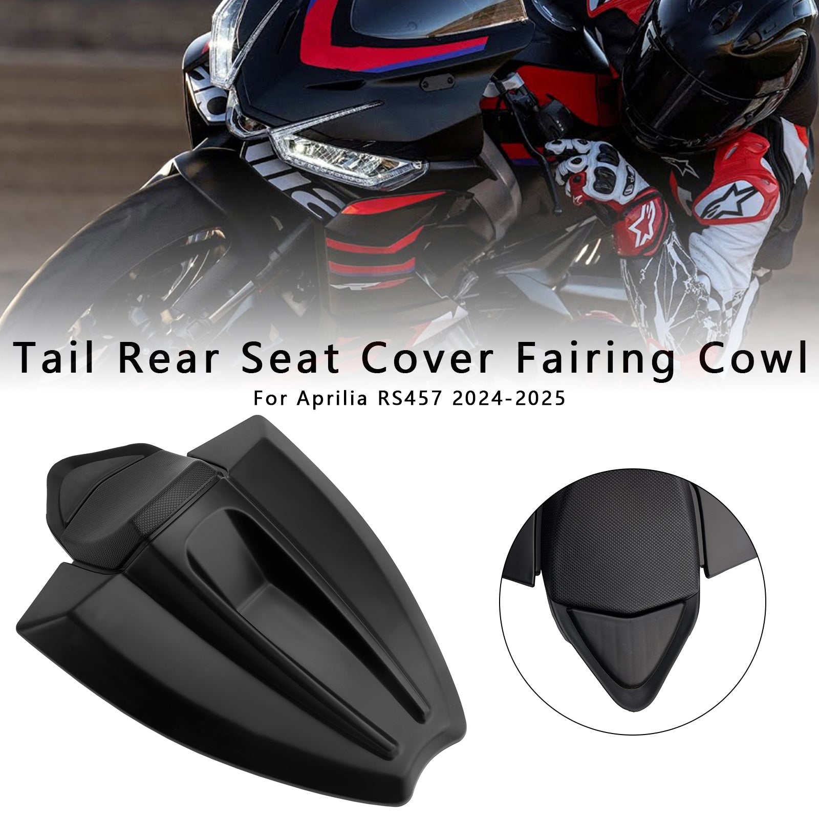 2024-2025 Aprilia Rs 457 Hale baksete deksel Fairing Cowl