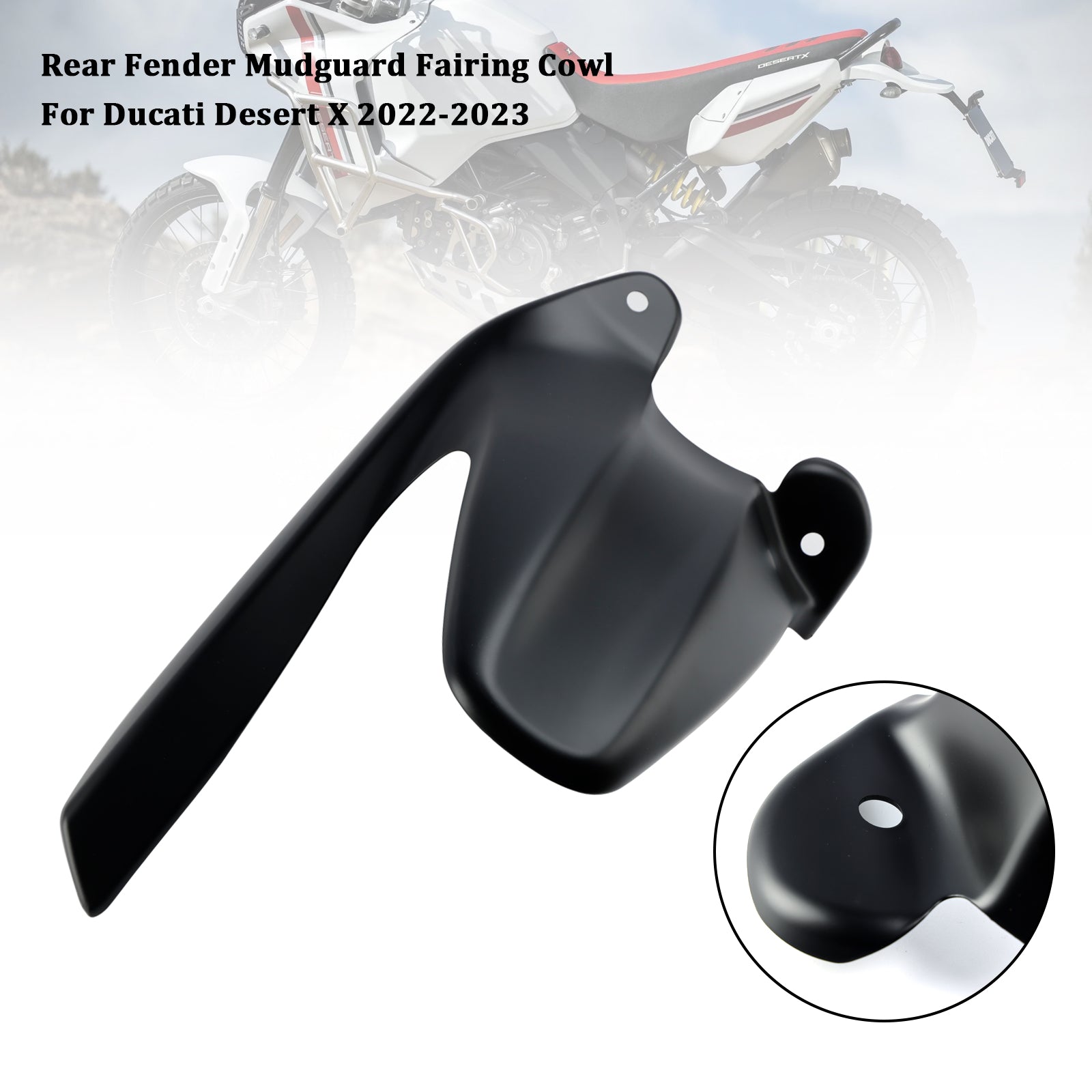 Capot de carénage de garde-boue arrière Ducati Desert X 2022-2023