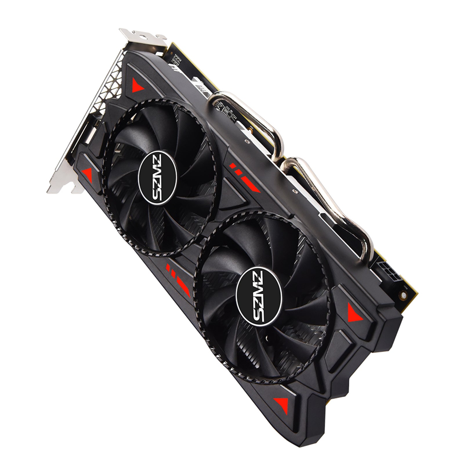 RX580 8G Onafhankelijke grafische kaart Dubbele ventilatoren Desktopcomputerverlichtingskaart