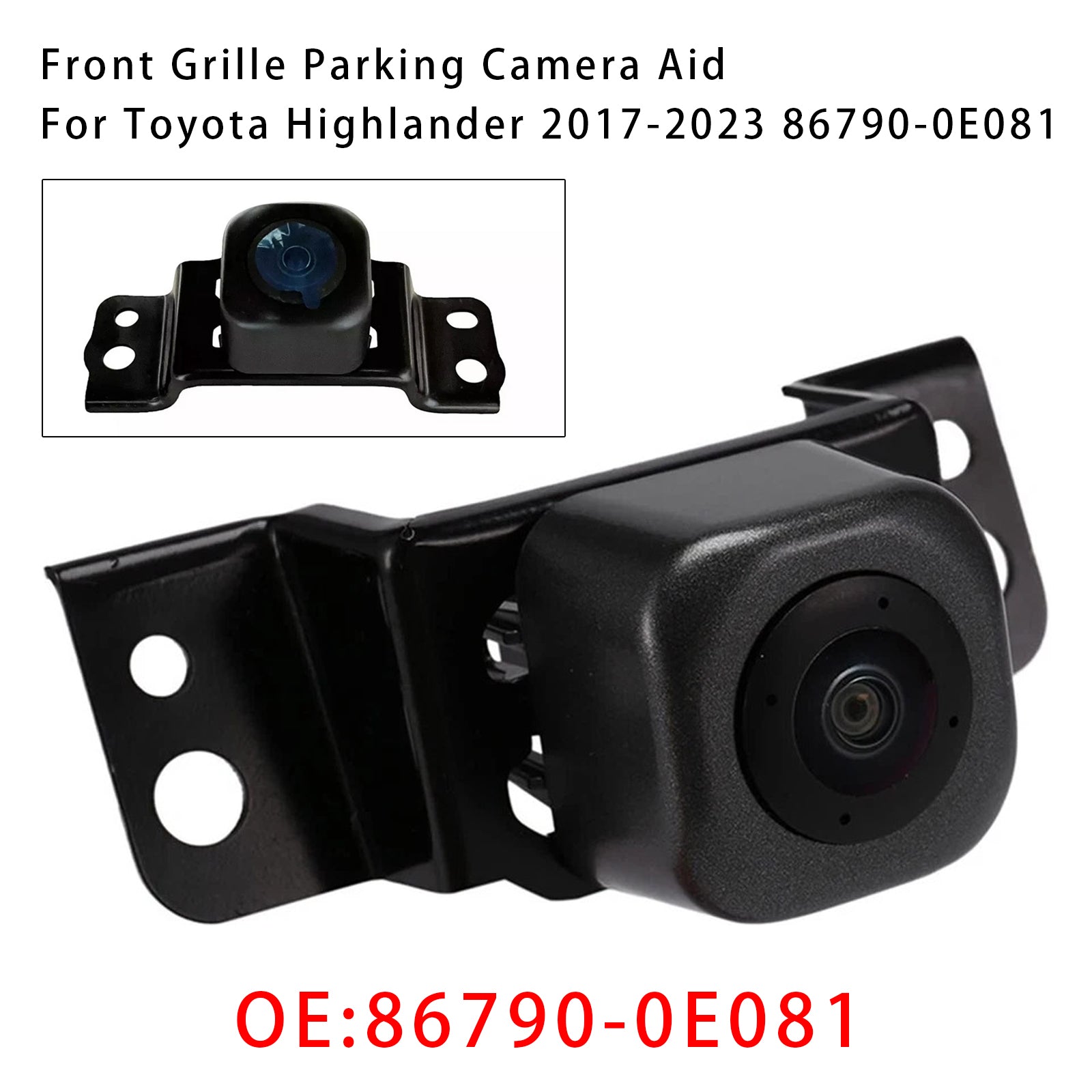 2017-2023 Toyota Highlander Front Grille Parking Camera Aid 86790-0E081