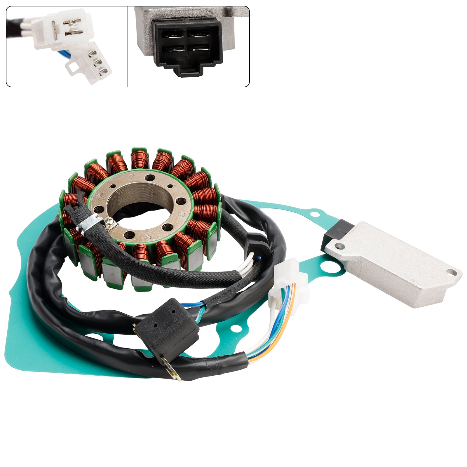 1988-1990 Yamaha XV250 Virago 250 Junta rectificadora del regulador del estator 2UJ-81410-00 47X-81960-A1