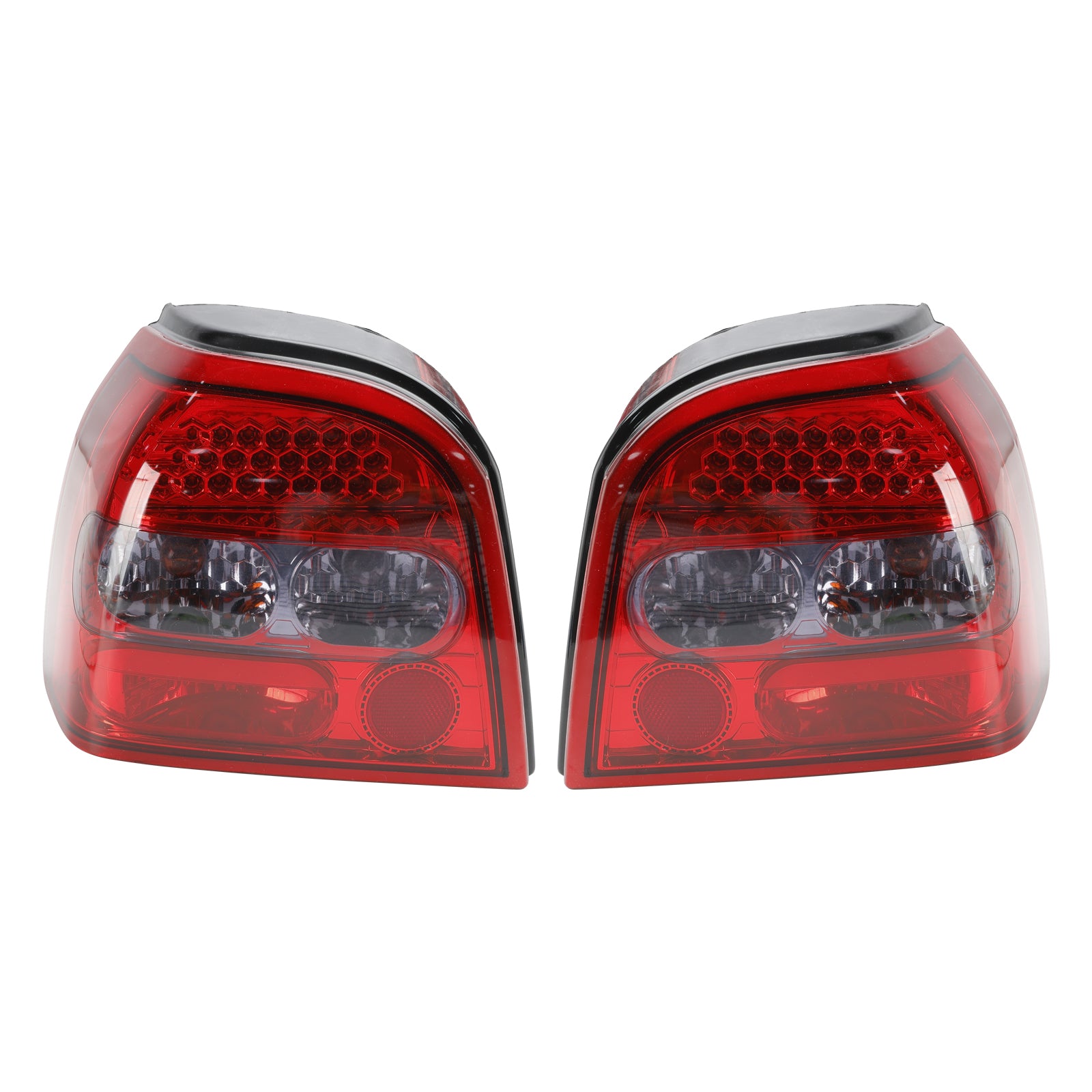 1992-1997 VW GOLF MK3 MK 3 III 2PCS Clear LED Rear Tail Lights Lamps