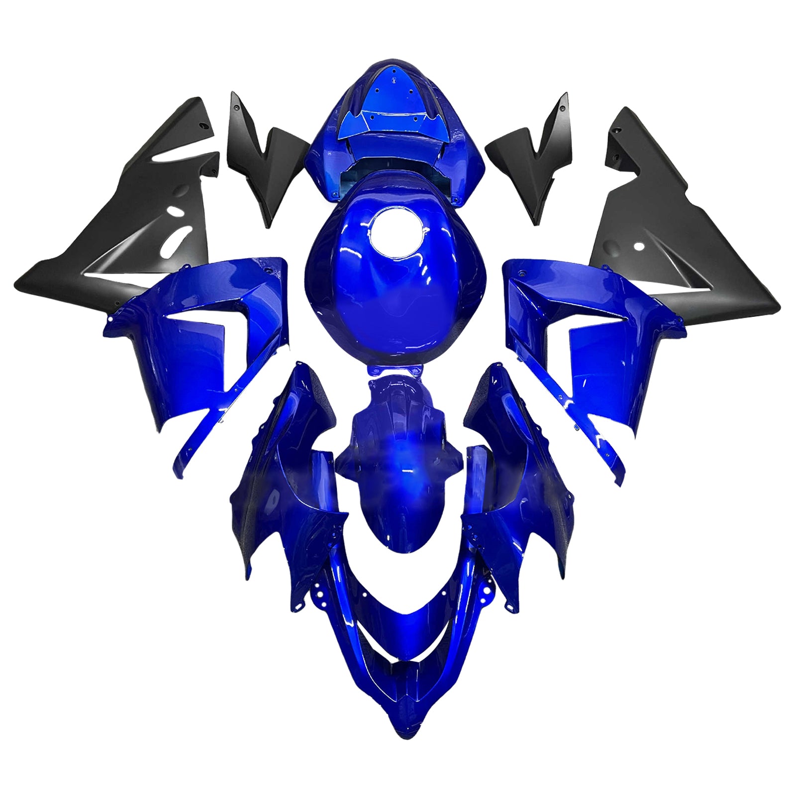 Injectiekuipset carrosserie kunststof ABS geschikt voor Kawasaki ZX10R 2004-2005