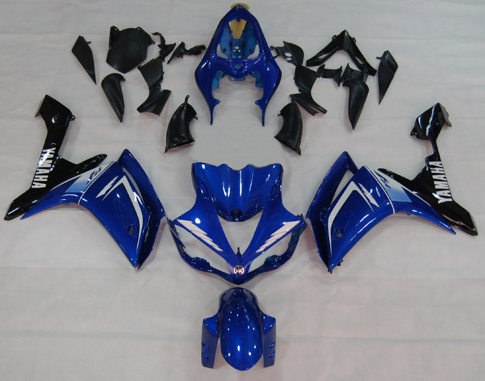 2007-2008 Yamaha YZF-R1 Bleu Noir Racing Carénages Générique