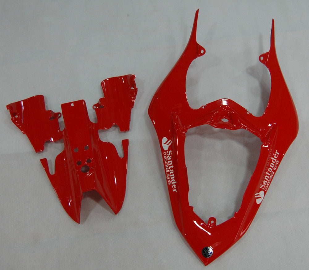 2007-2008 Yamaha YZF-R1 Rouge Noir Santander Bank Racing Carénages Générique