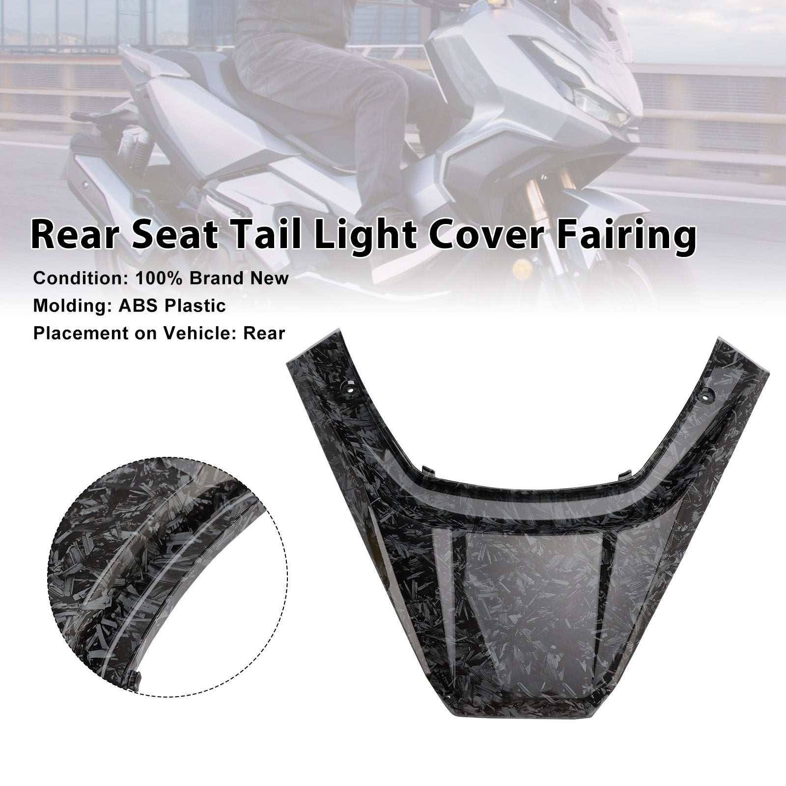 2022-2025 Honda ADV 350 Rear Seat Tail Light Cover Fairing