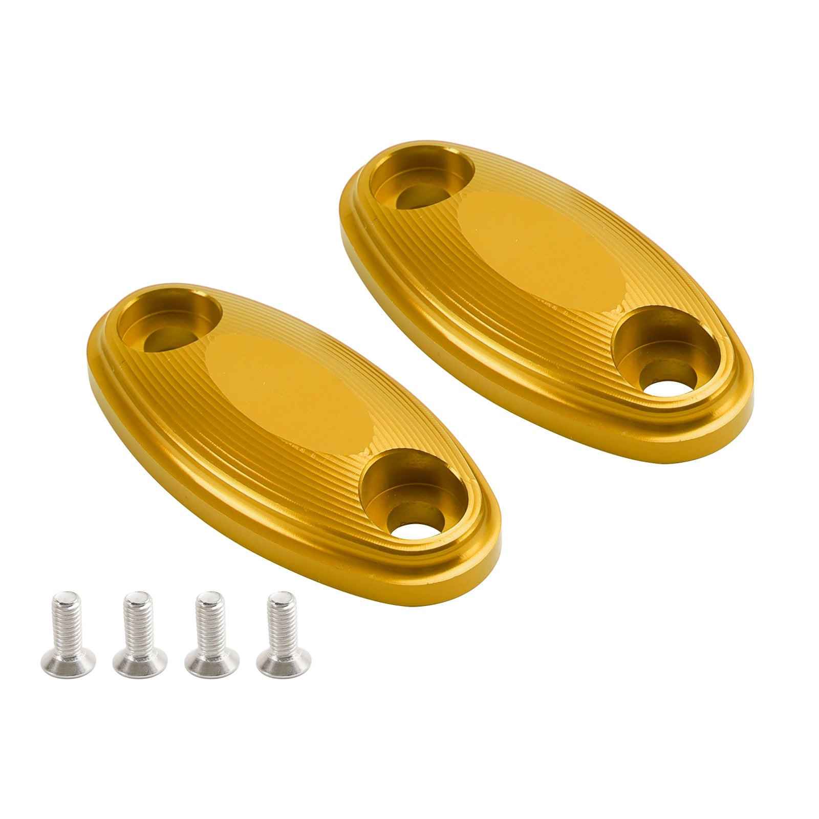 ALUMINUM MIRROR BLOCK OFF PLATES HOLE CAPS FOR HONDA CBR 650 F R 2014-2019