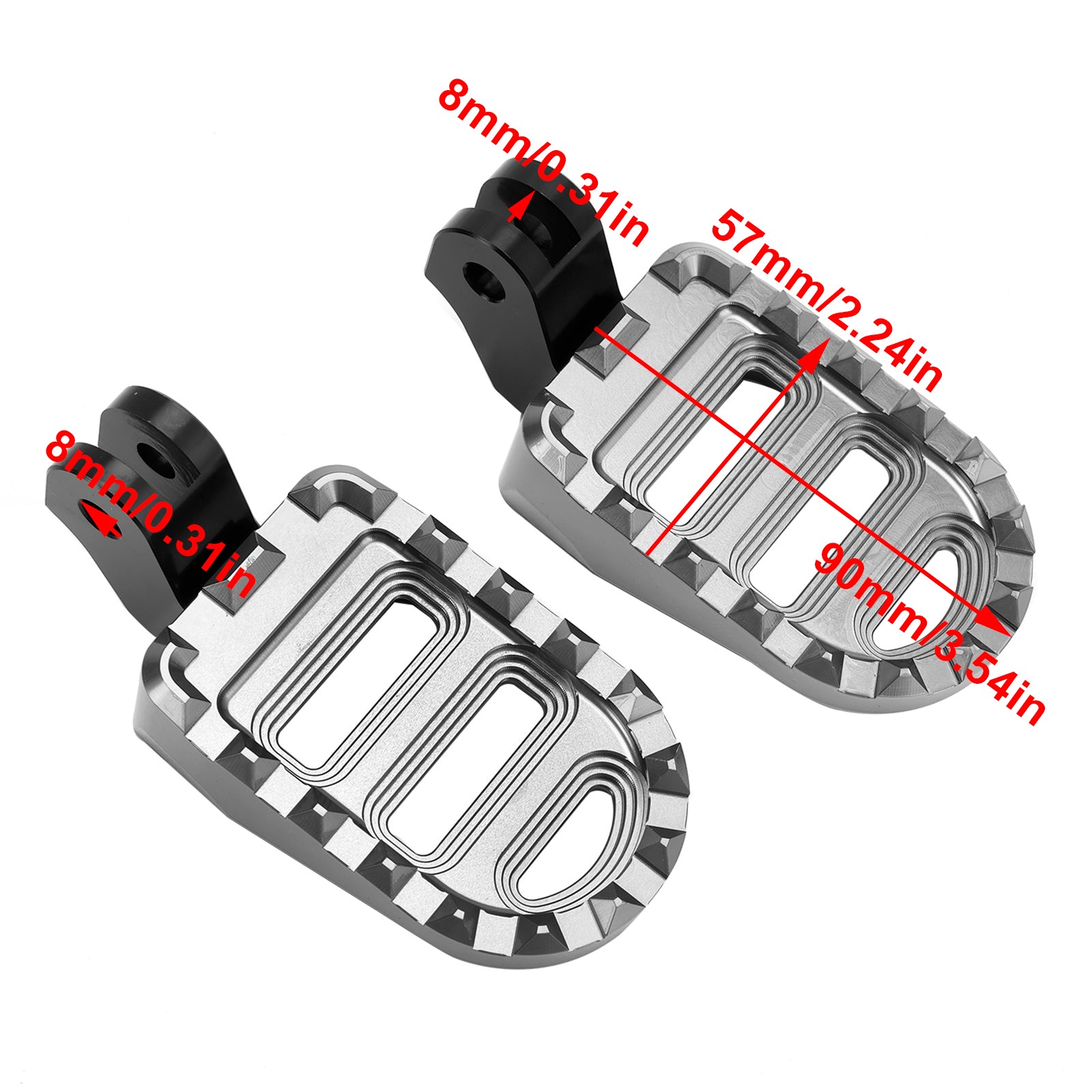 Front Footrests Foot Peg fit for Bonneville T100 T120 2016-2022