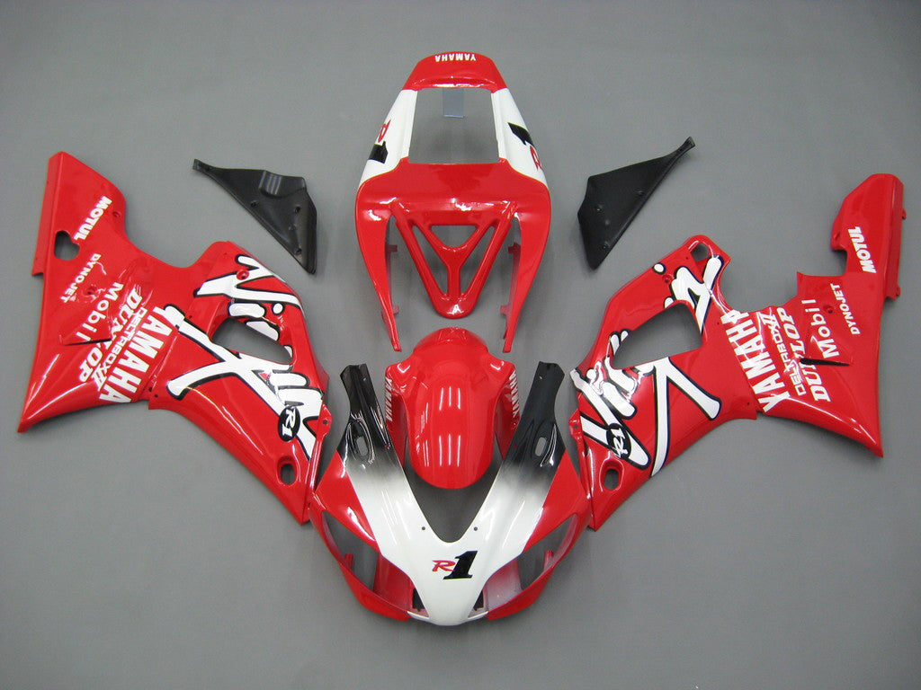 1998-1999 Yamaha YZF-R1 Rouge Blanc Virgin Racing Carénages Générique