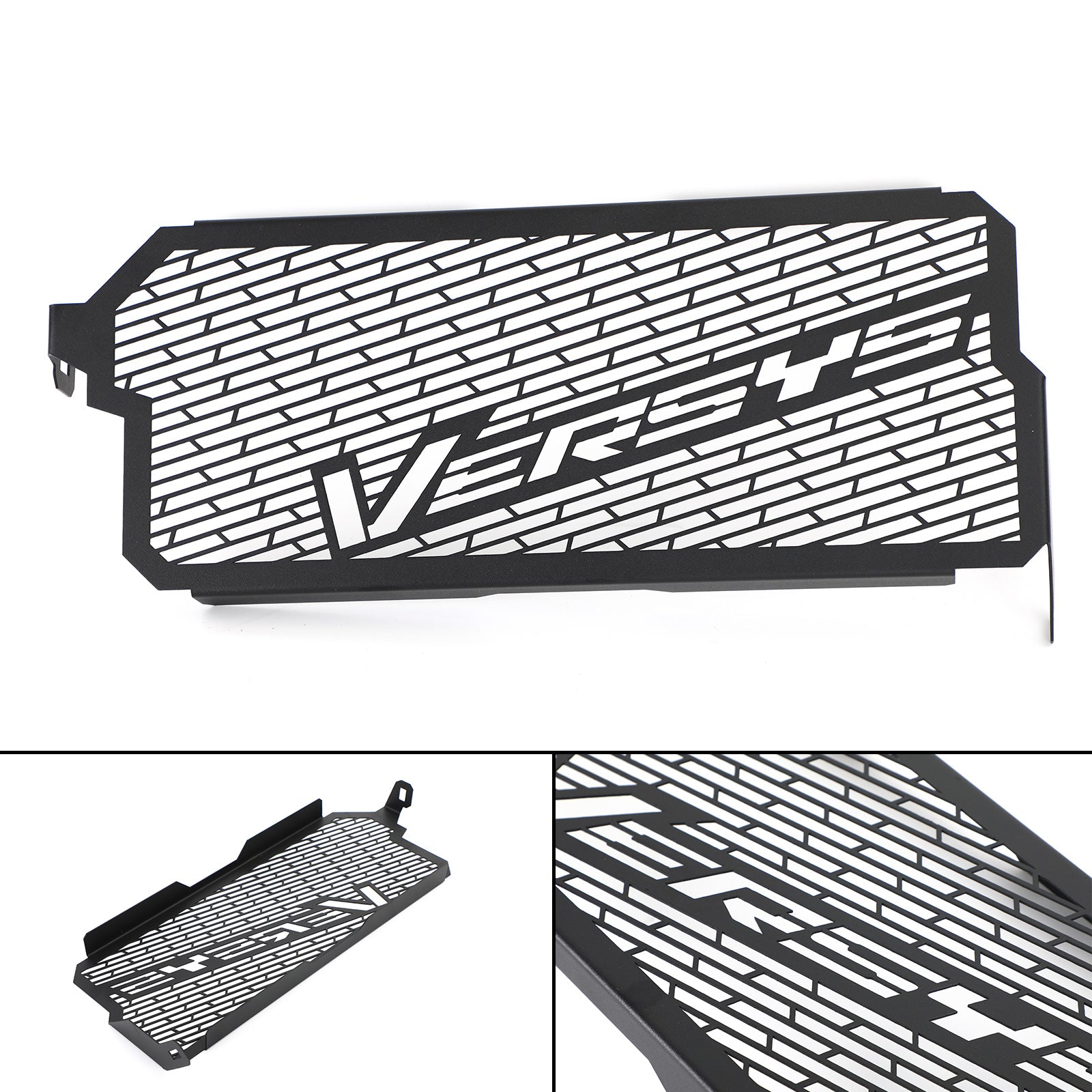 2015-2017 Kawasaki Versys 650 Protecteur de radiateur en métal noir