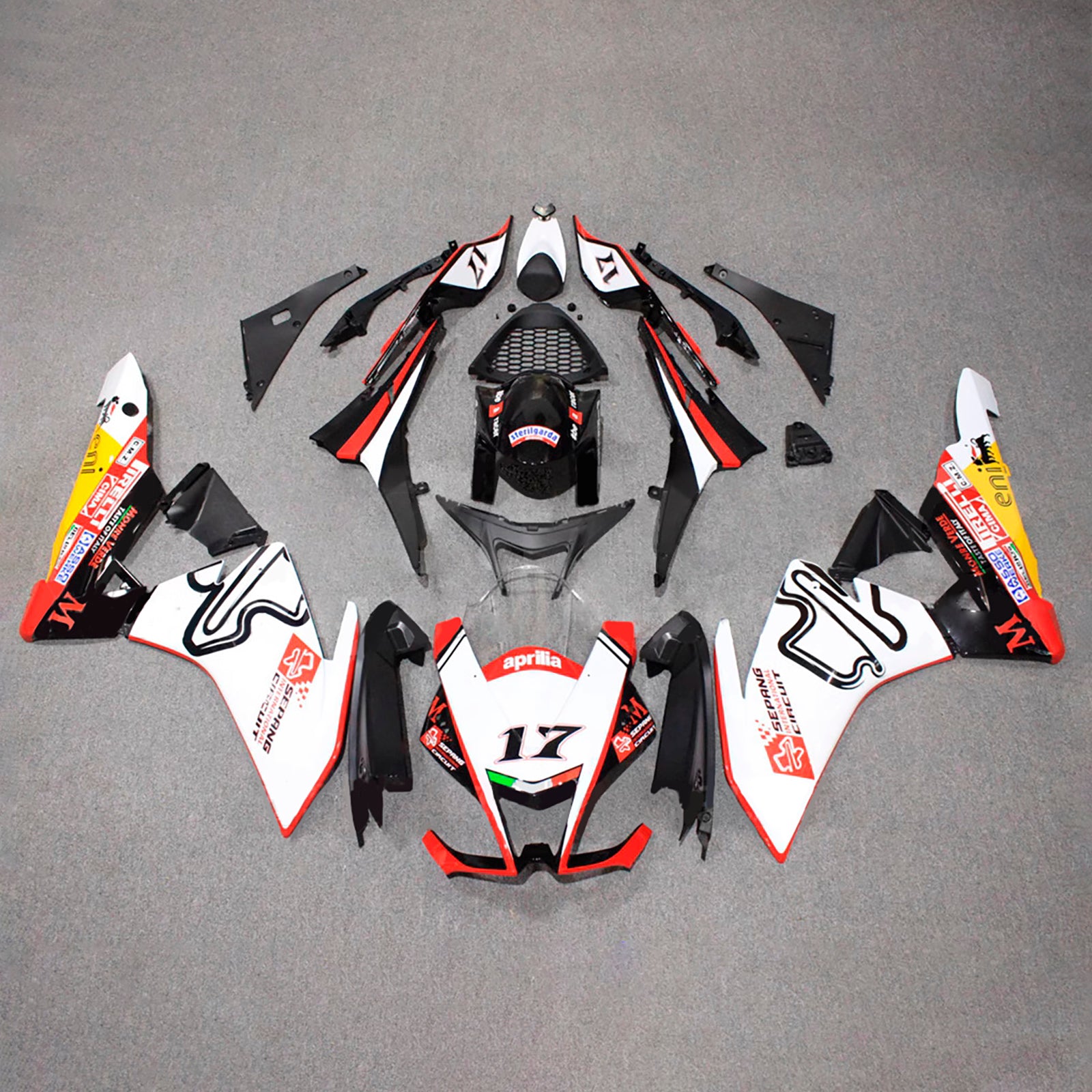 2009-2015 Aprilia RSV4 1000 Injection Fairing Kit Bodywork Plastic ABS