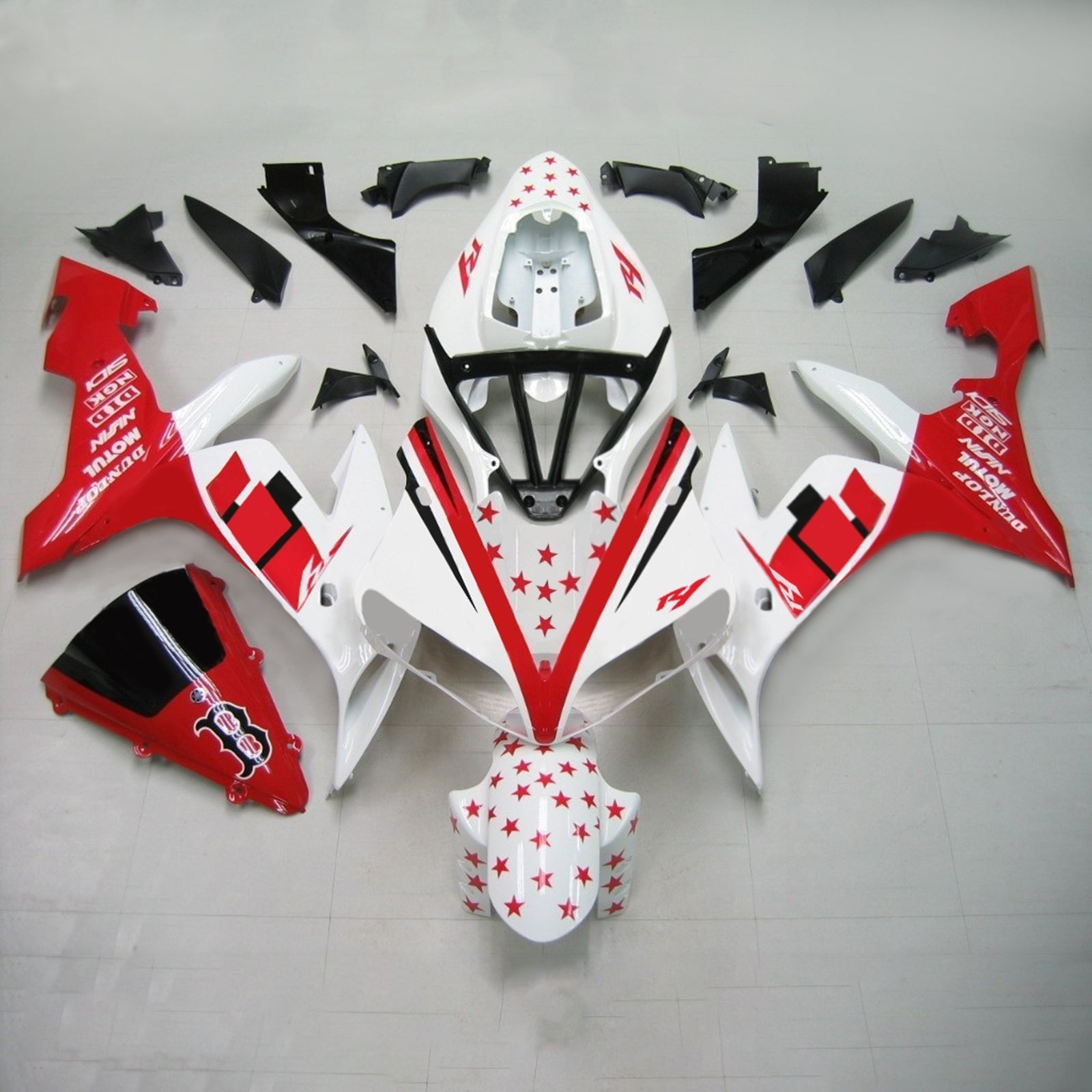 2004-2006 Yamaha YZF 1000 R1 Kit de carenagem de injeção AMOTOPT KIT BOYWORK ABS #148