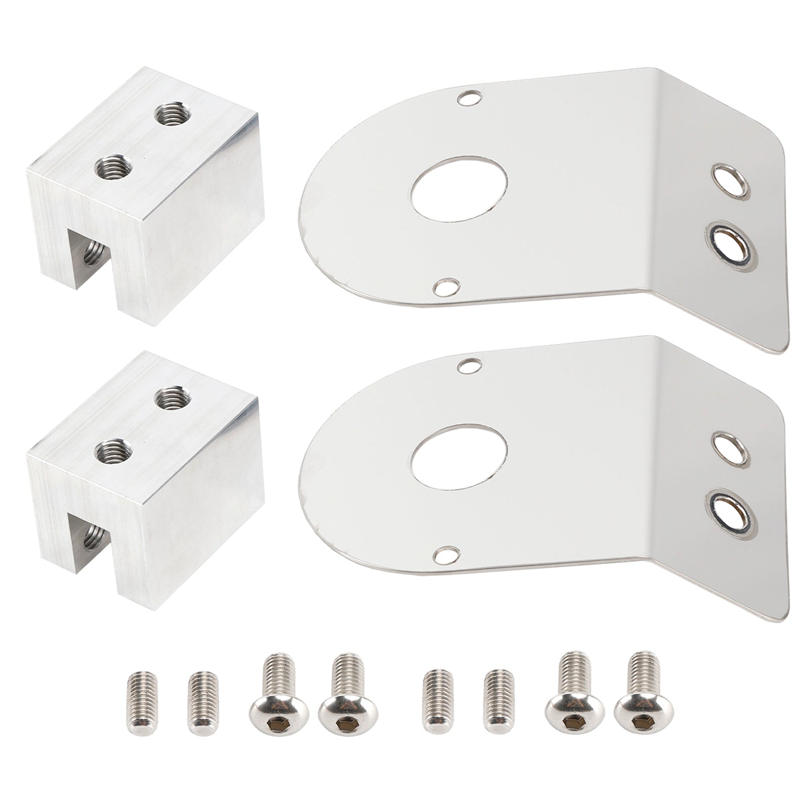 45 Degree Watermelon Light Mount Frame Bracket Angled Clamp Stainless Steel