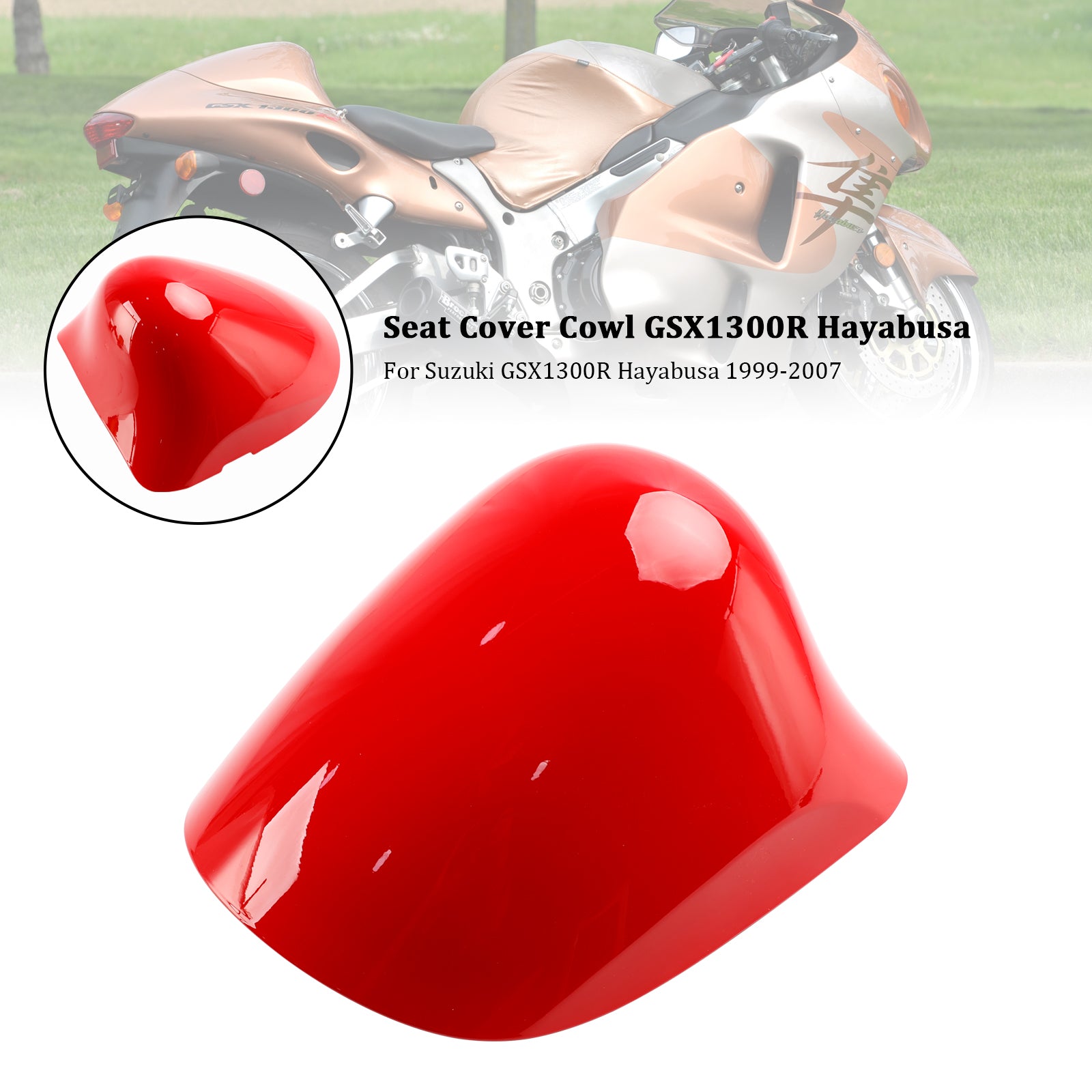 Rear Seat Fairing Cover For Suzuki GSX1300R GSX-R1300 Hayabusa 1999-2007