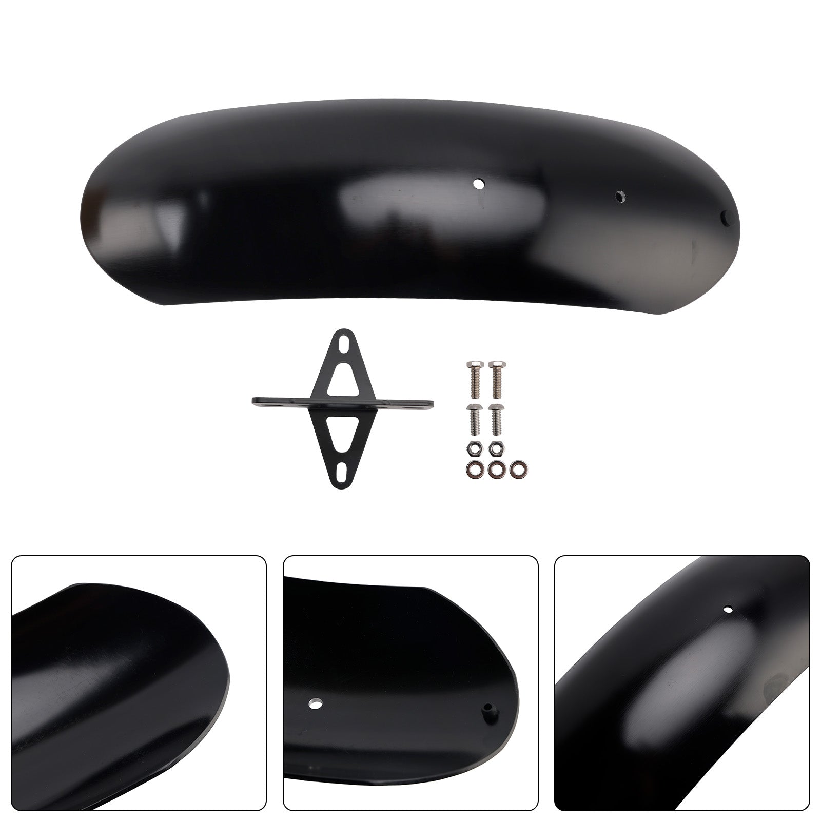 Garde-boue avant en acier adapté pour MOTO GUZZI V7 II Stone Classic Special 10-16