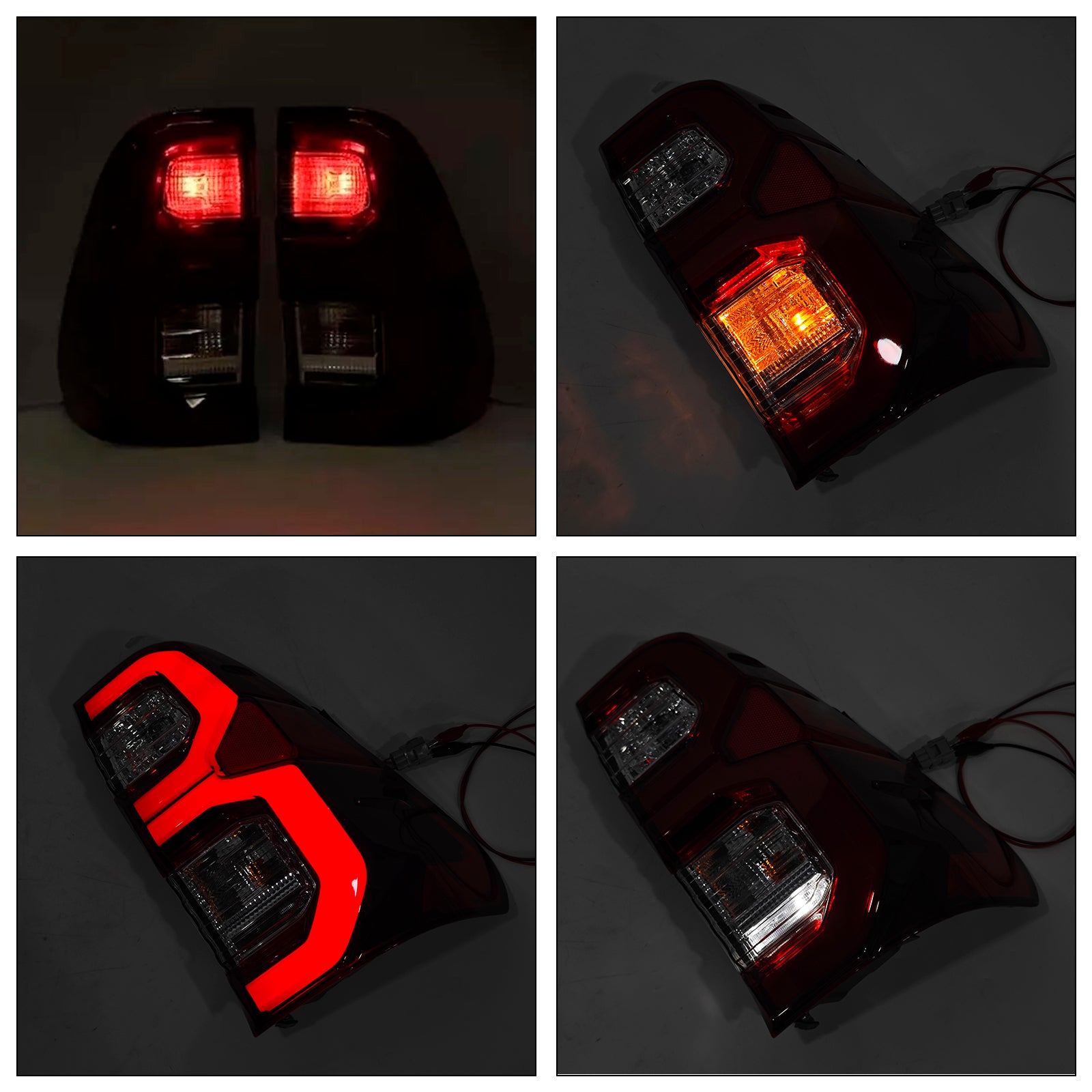 Toyota Hilux Revo Rocco 2015-2021 zadný pravý & Pár ľavých zadných LED svetiel
