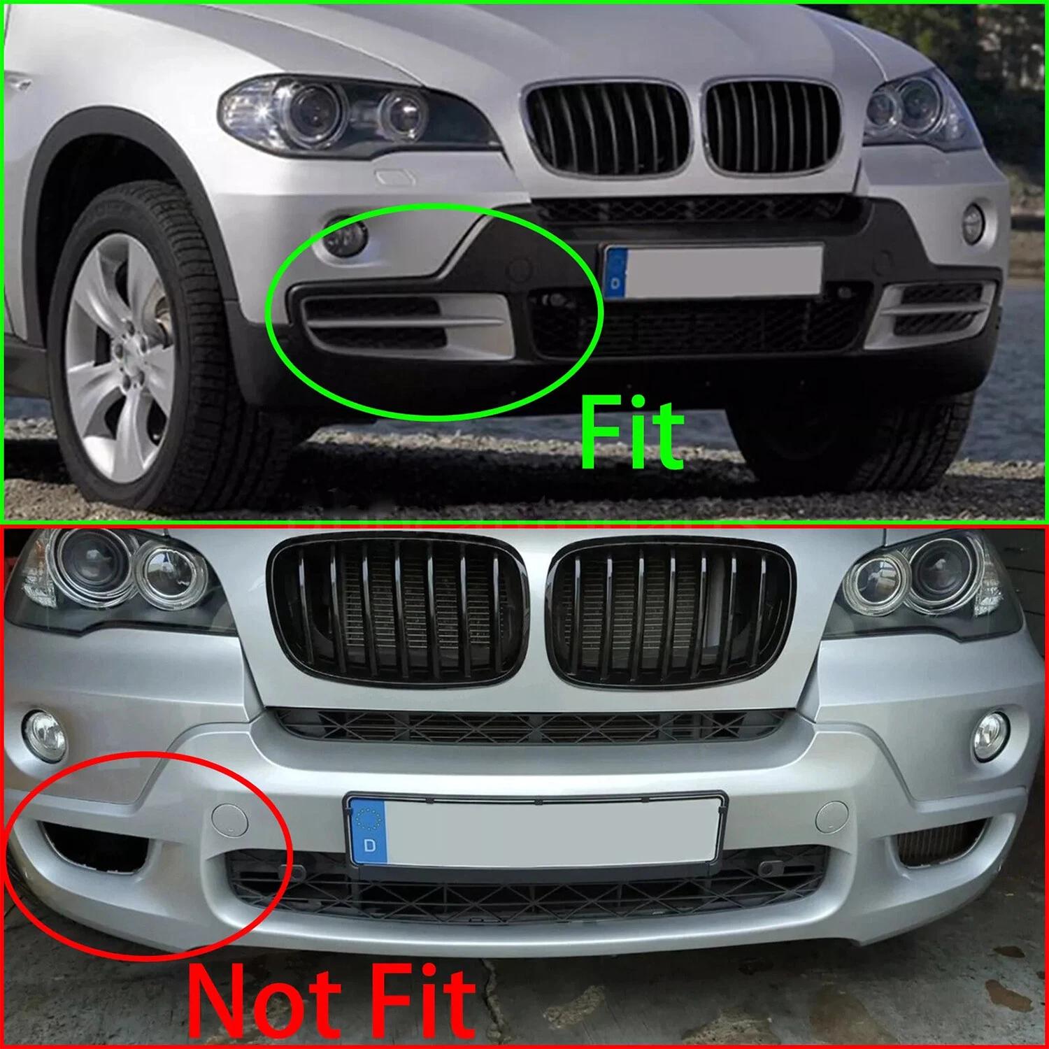 2007-2010 BMW X5 E70 paar voorbumper mistlamp grillrooster 51117159593 51117159594 generiek