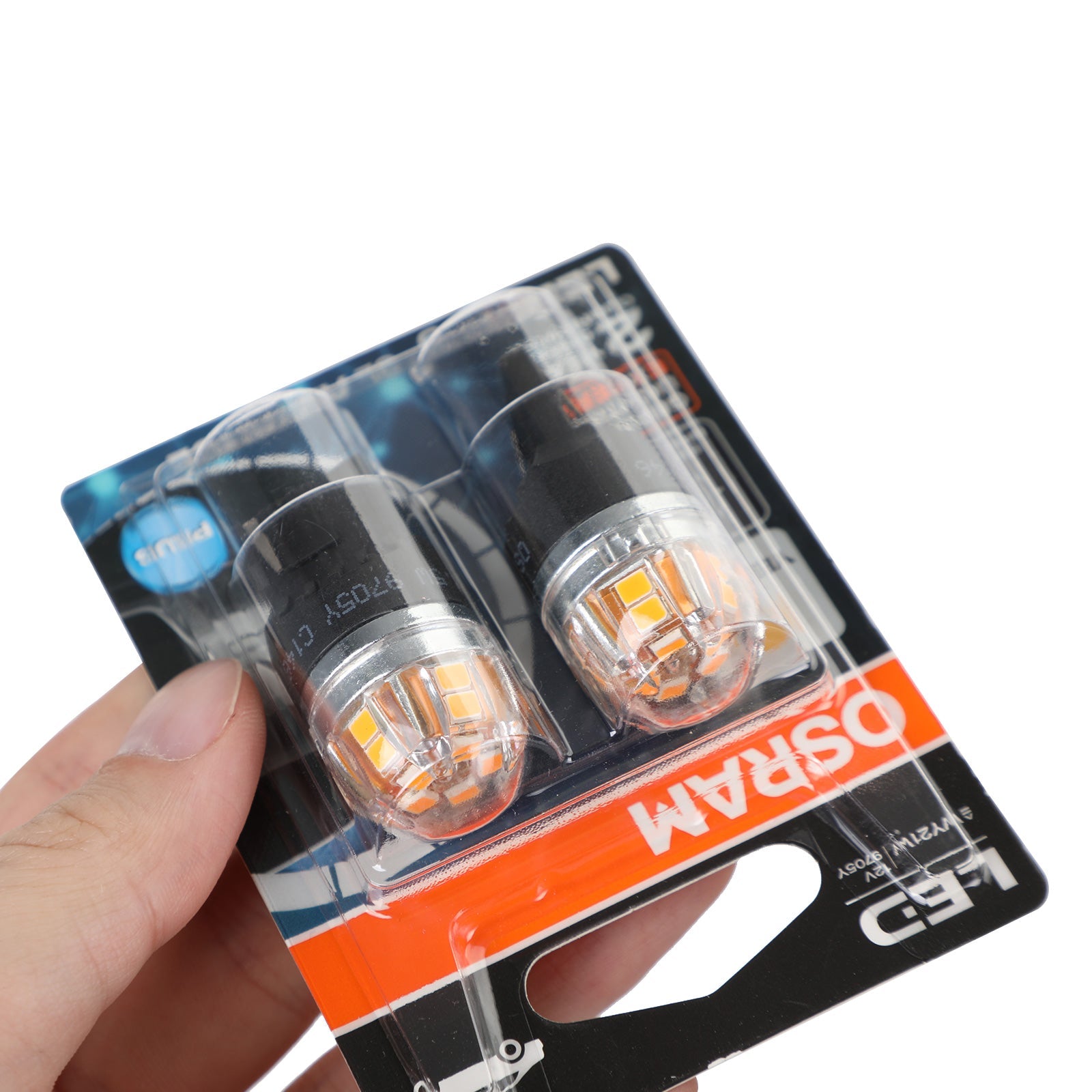 2x For OSRAM 9705Y Car Auxiliary Bulbs LED WY21W 12V2.5W WX3x16d Generic